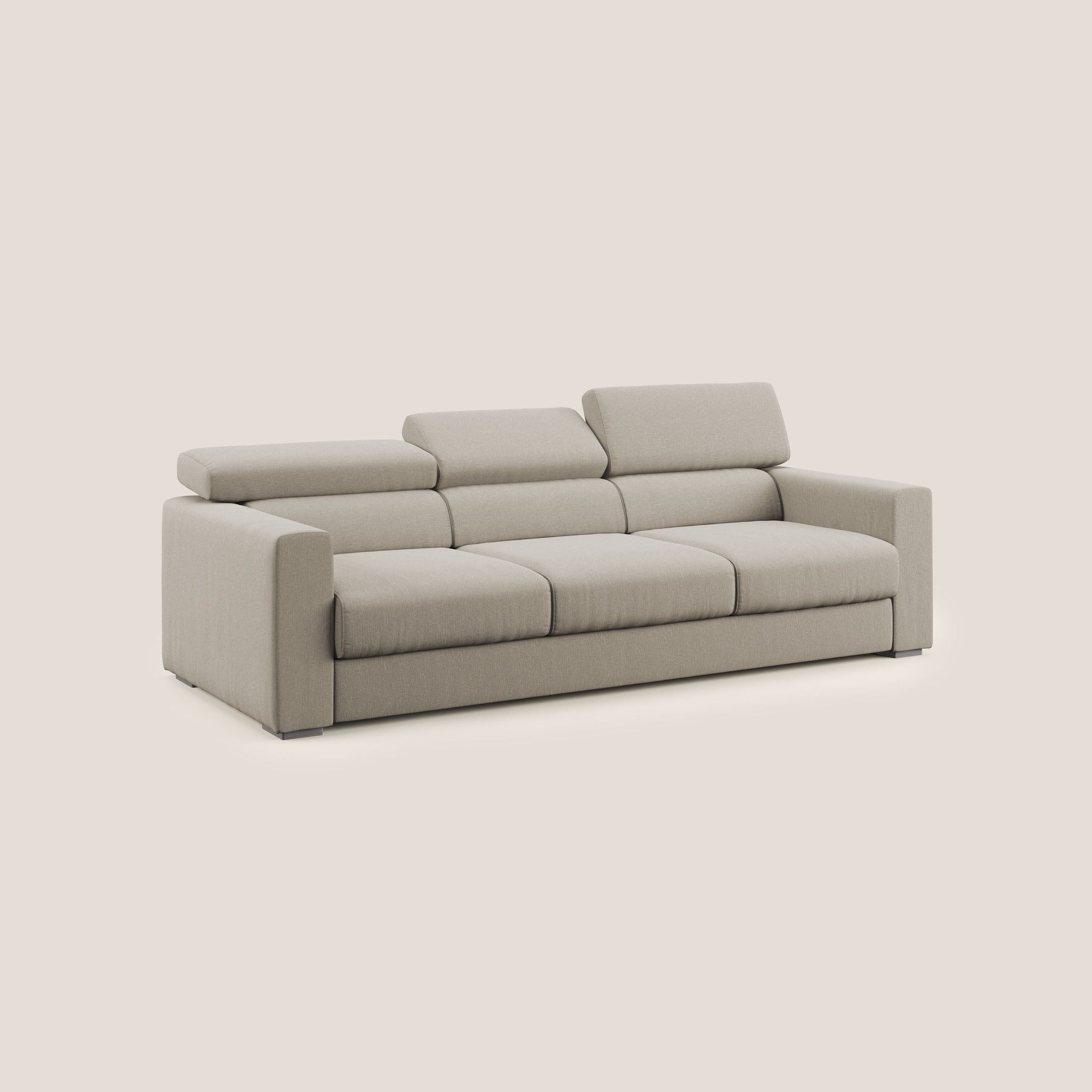 Dylan 3-Sitzer-Sofa mit Bettkastenauszug aus wasserfestem Baumwollartigem Stoff T13