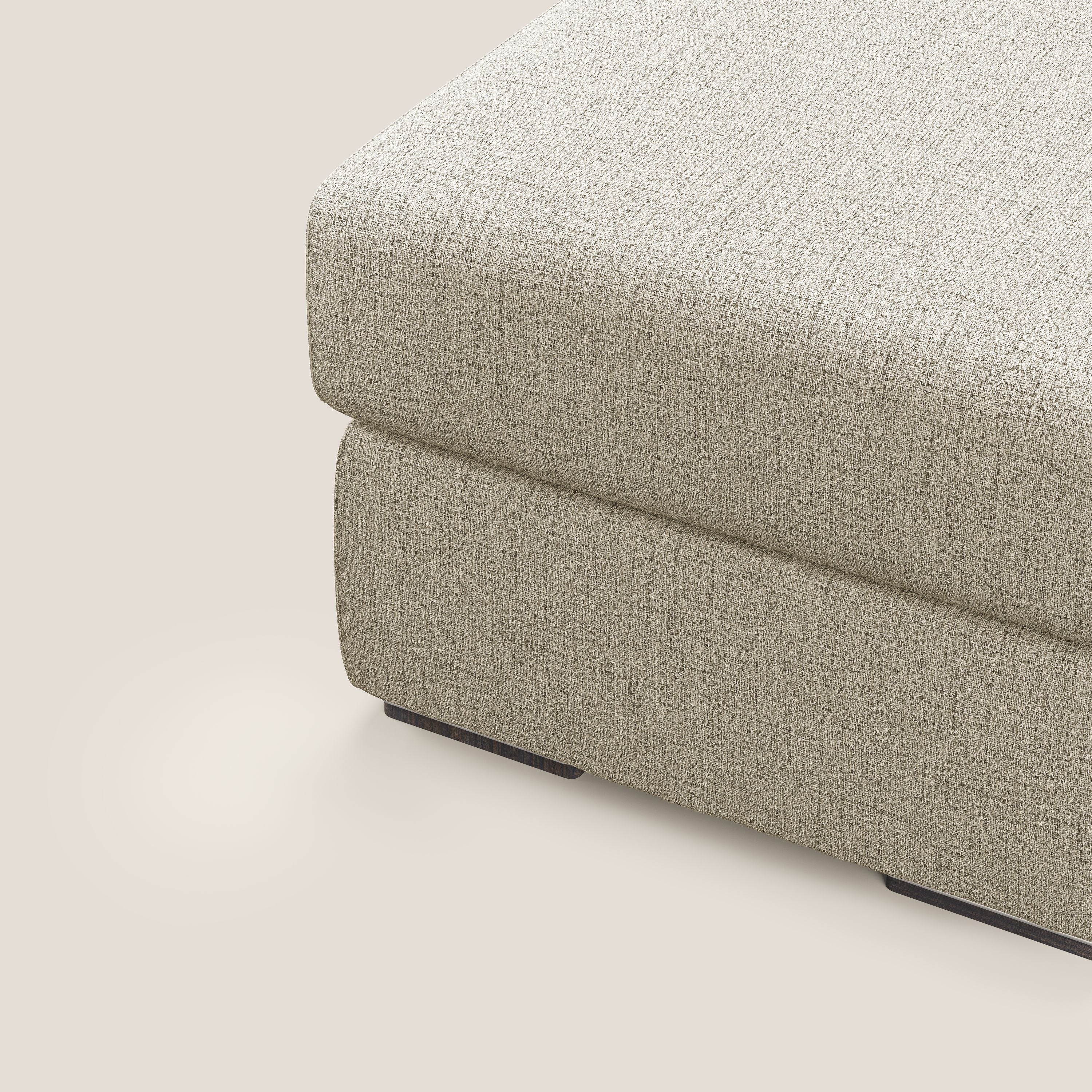 Sun pouf apribile contenitore in tessuto impermeabile fiammato T03 beige - divani.store