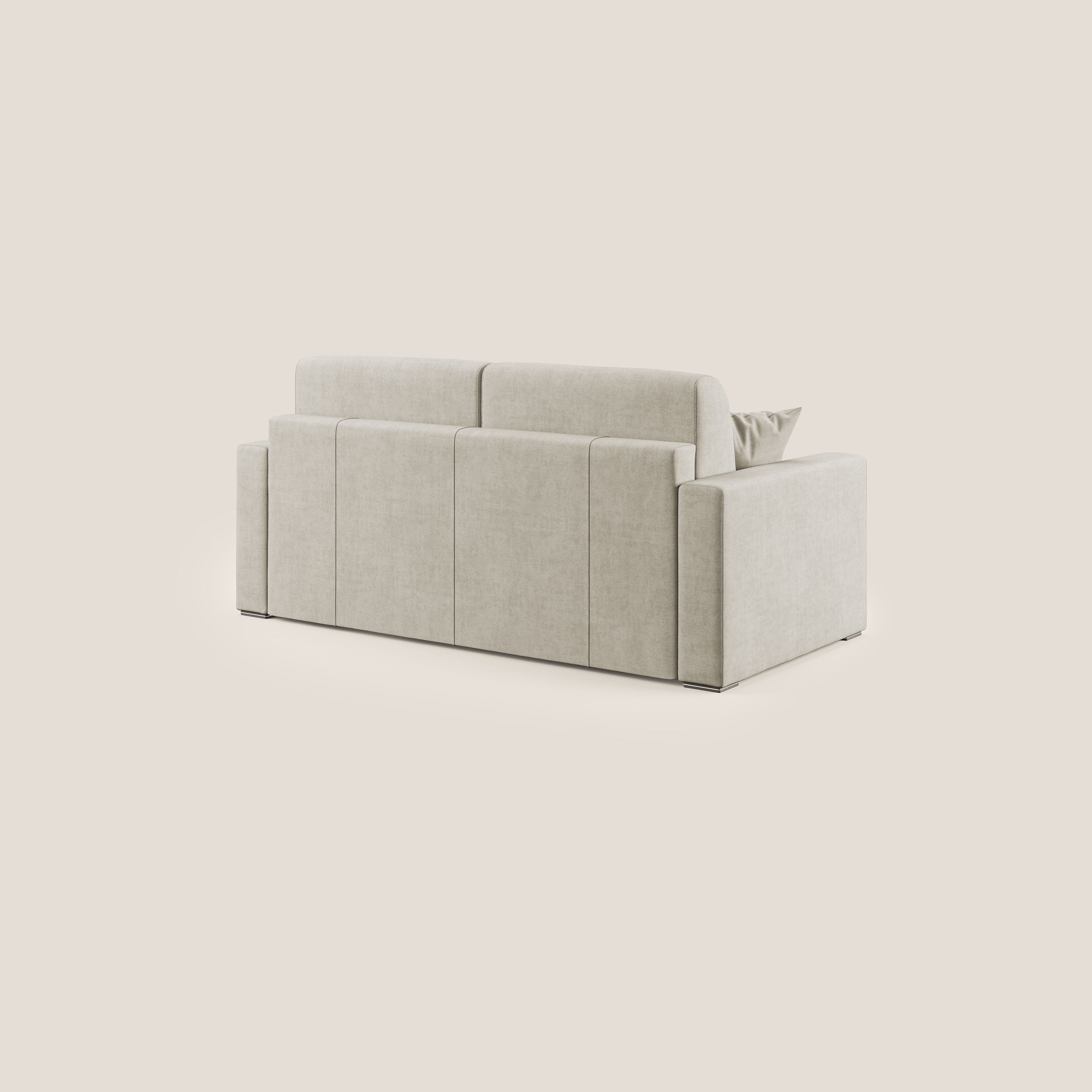 Best Divano letto matrimoniale in tessuto impermeabile T02 panna - divani.store