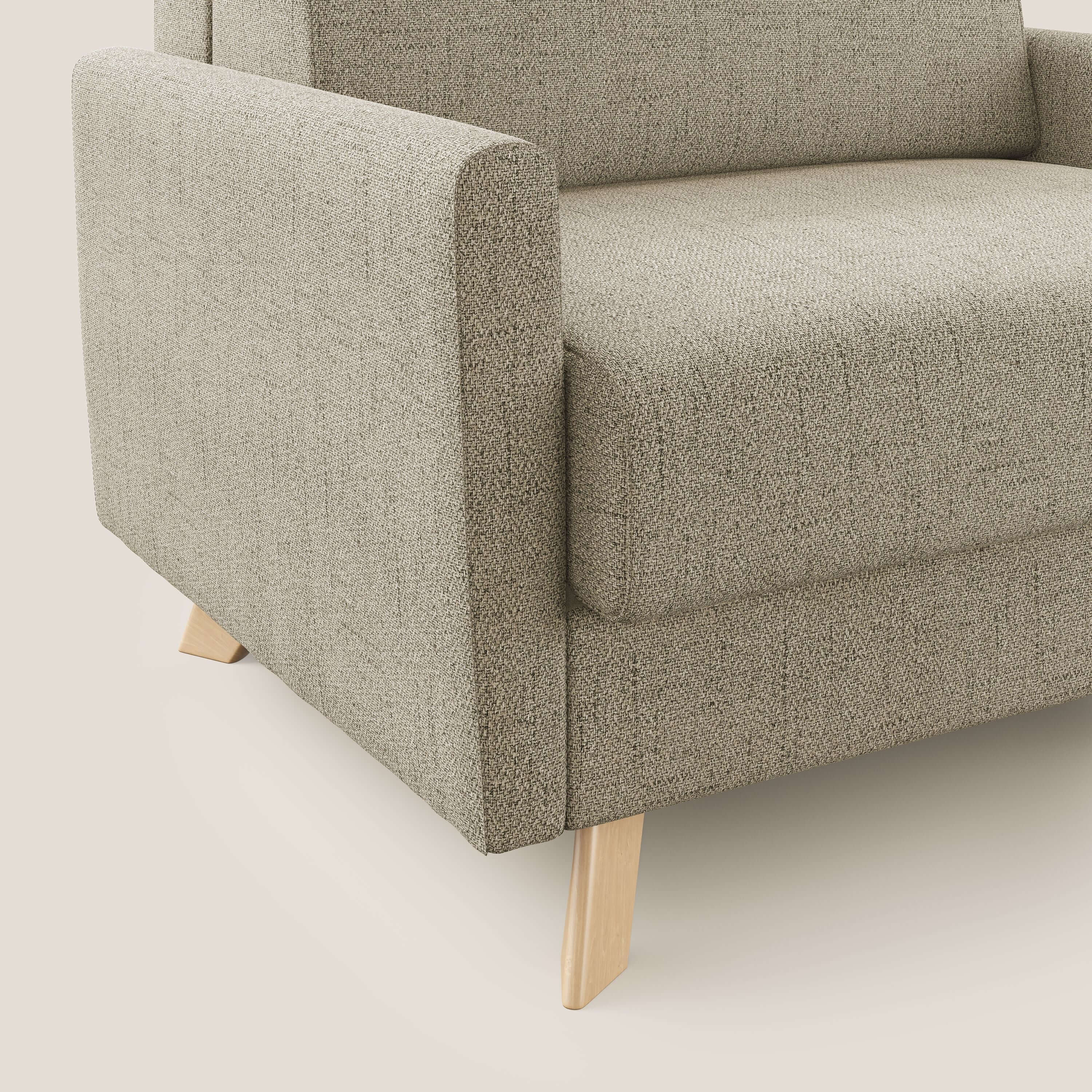 Edgar poltrona letto in tessuto felis impermeabile T03 beige - divani.store