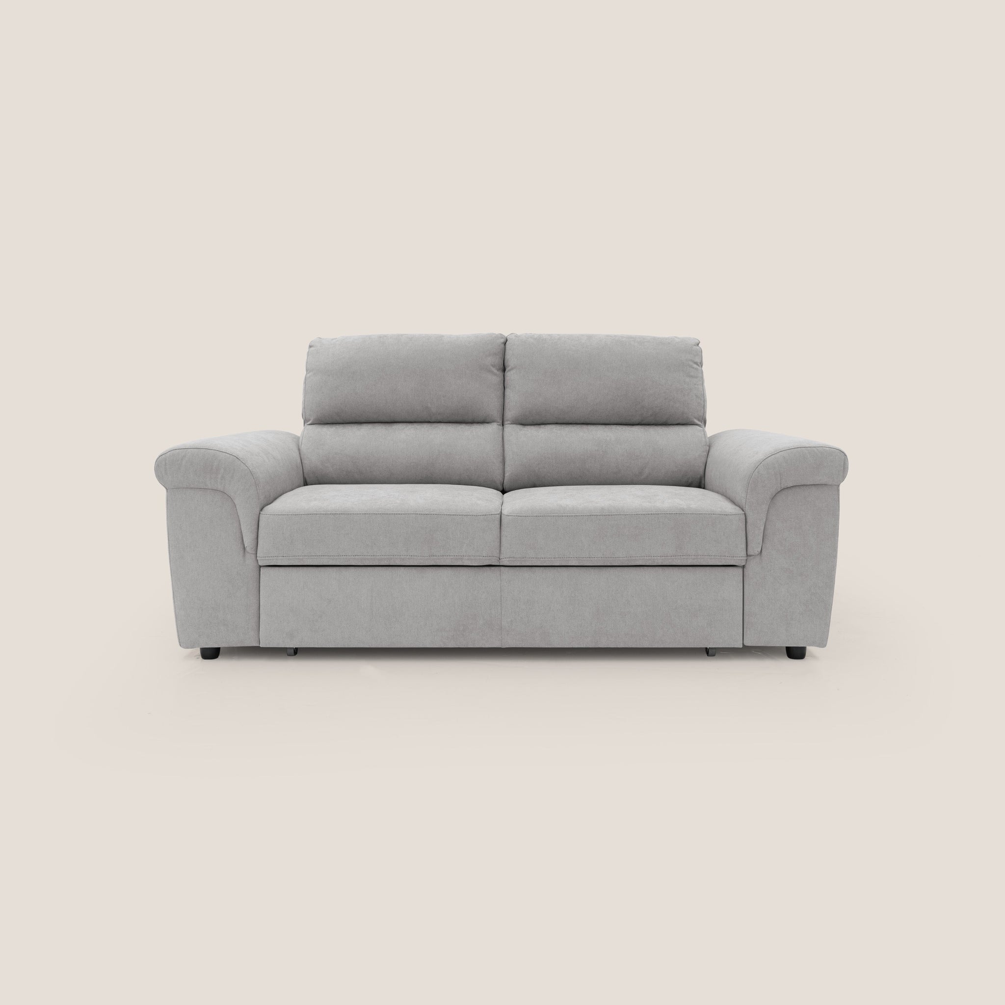 Minerva Sofa mit ausziehbarer Ottomane aus weichem wasserfestem Stoff T02