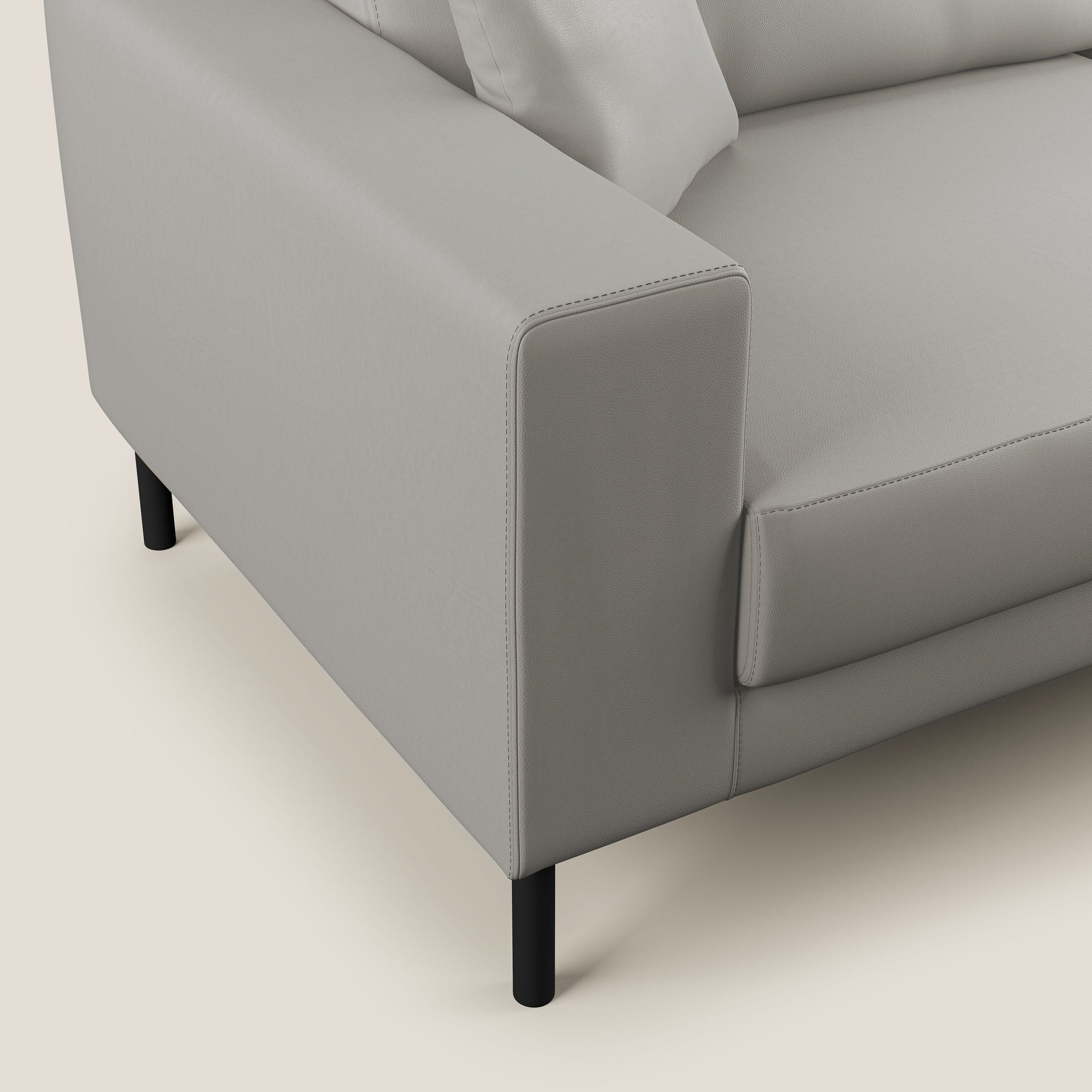 Uranio modernes Sofa aus wasserfestem Kunstleder T04