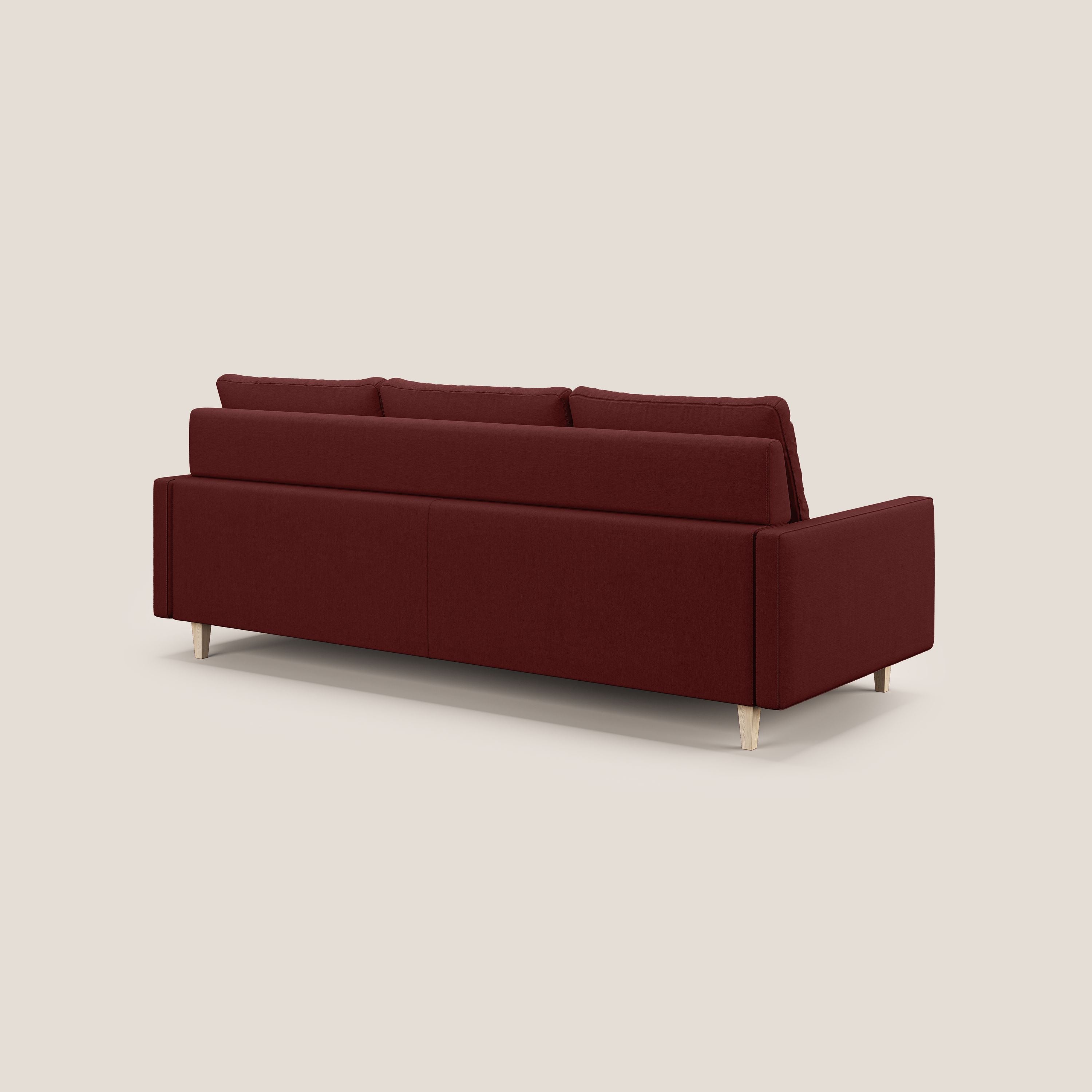 Matisse Divano angolare con sedute scorrevoli in tessuto morbido smacchiabile T17 - divani.store