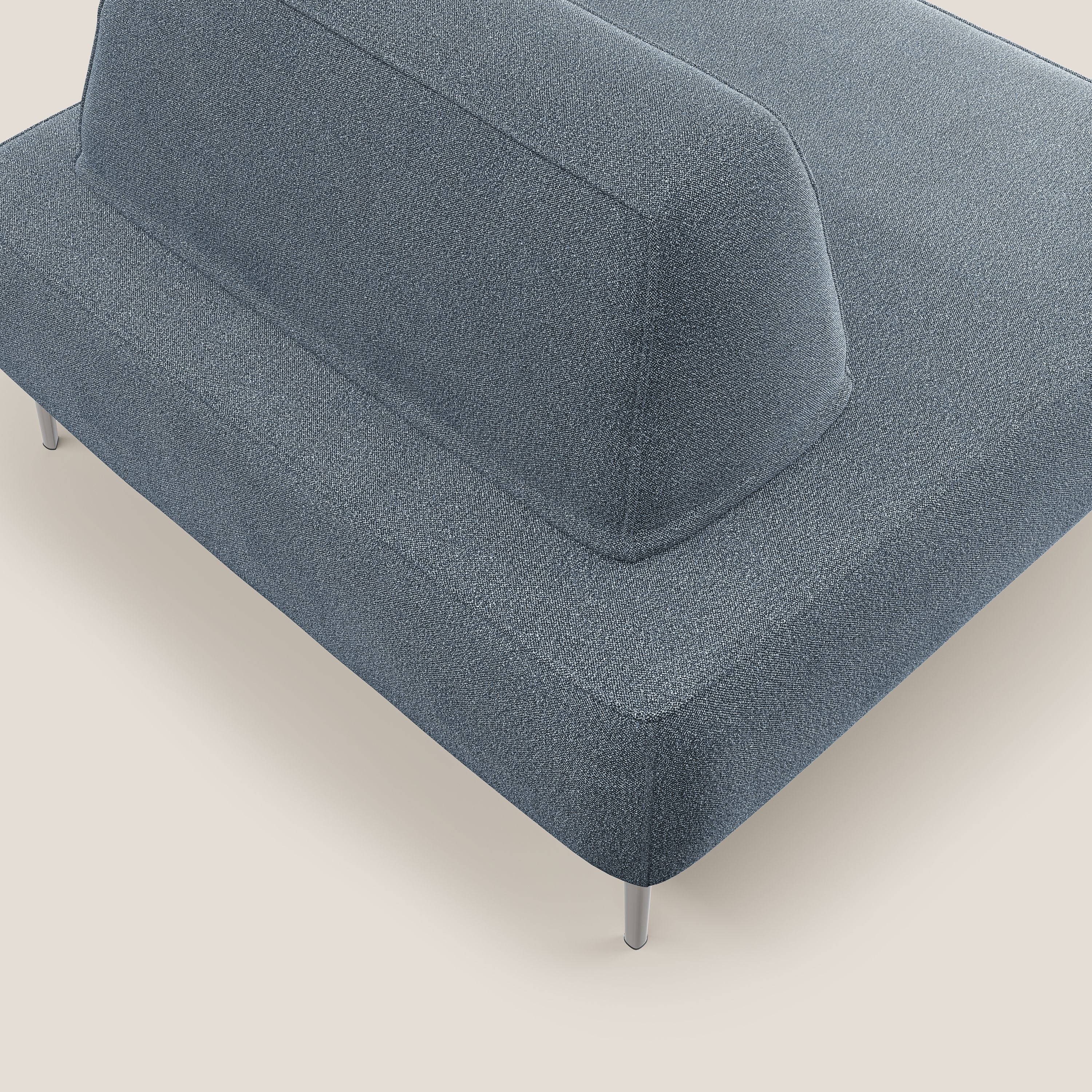 Newton poltrona modulare con schienali movibili T07 carta da zucchero - divani.store