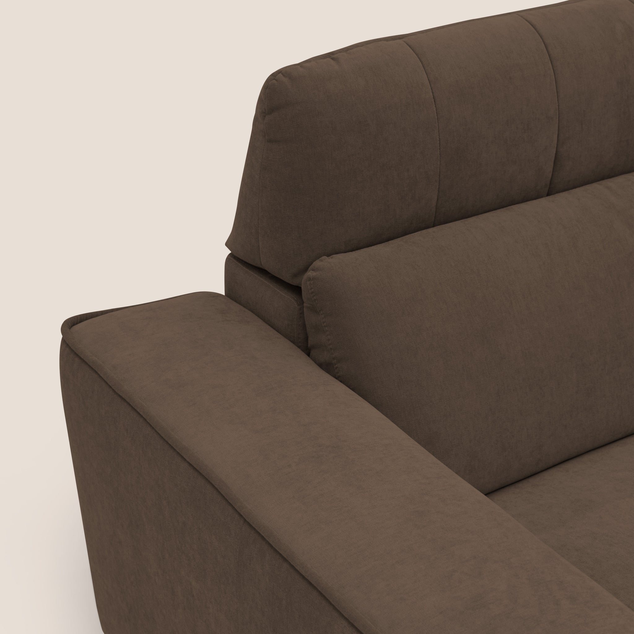 Clark modulares Ecksofa mit elektrischer Relaxoption aus wasserfestem, abwaschbarem Stoff T17