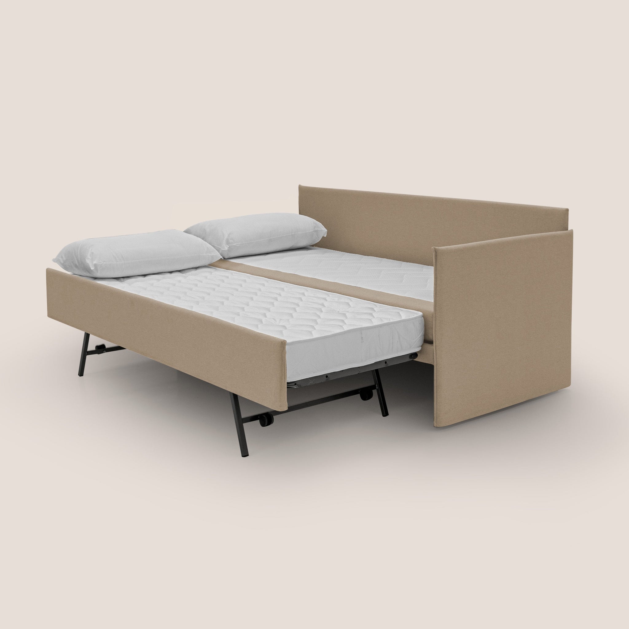 Durini Duplex Sofa mit Doppelbett aus wasserfestem Baumwollartigem Stoff T13