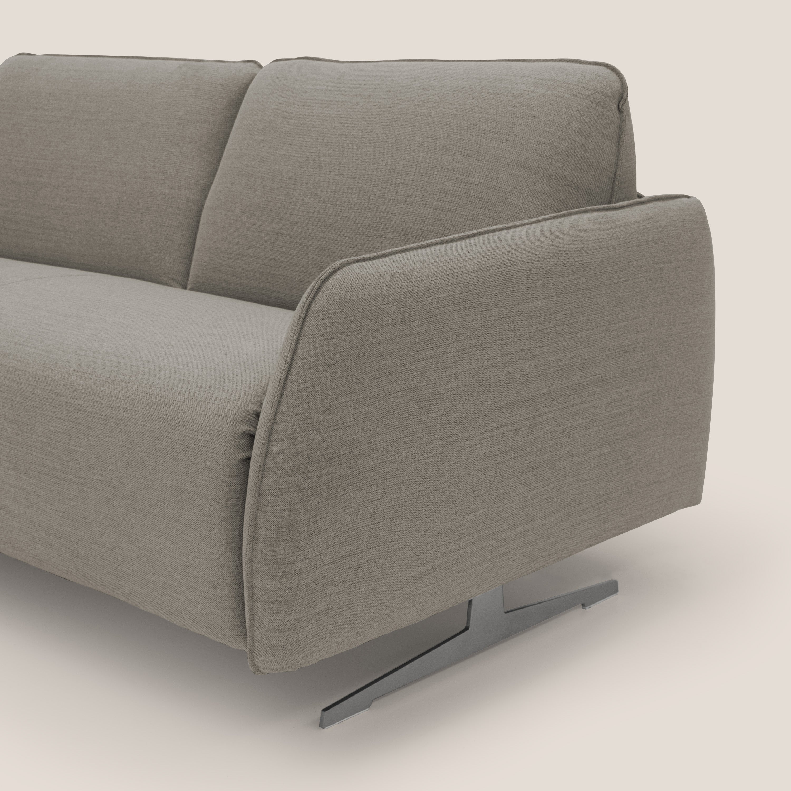 Texas Divano letto matrimoniale moderno in tessuto impermeabile T19 beige - divani.store