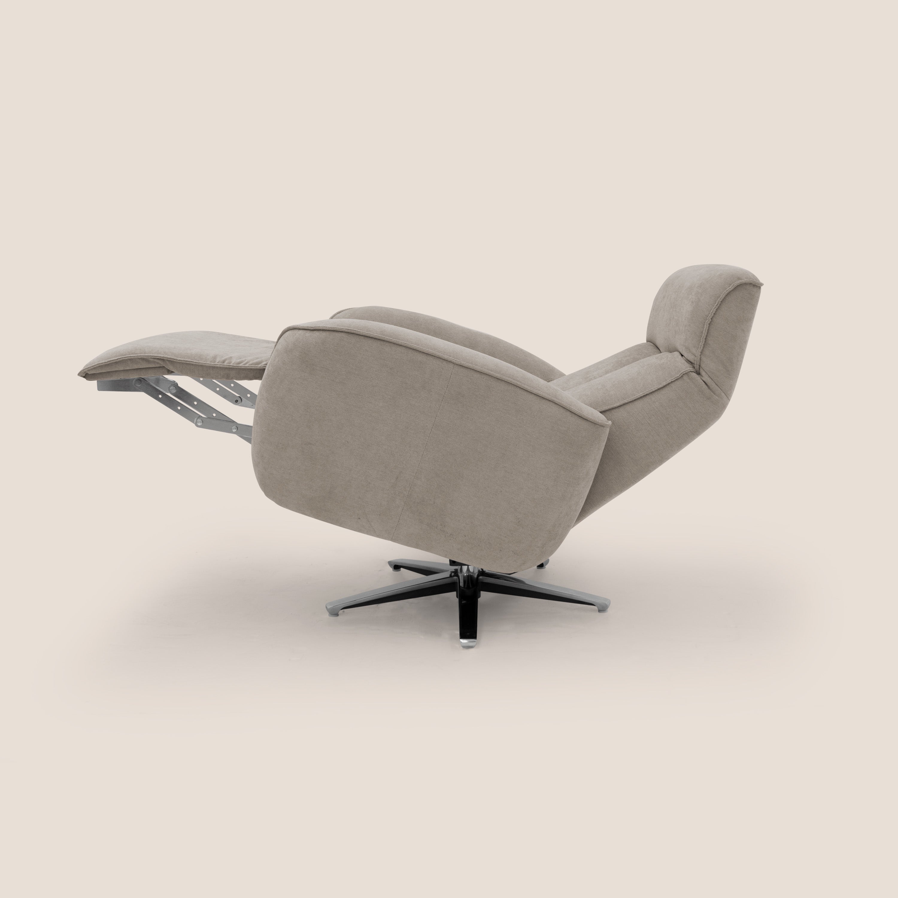 EVA Poltroncina RELAX in morbido tessuto impermeabile T02 beige - divani.store