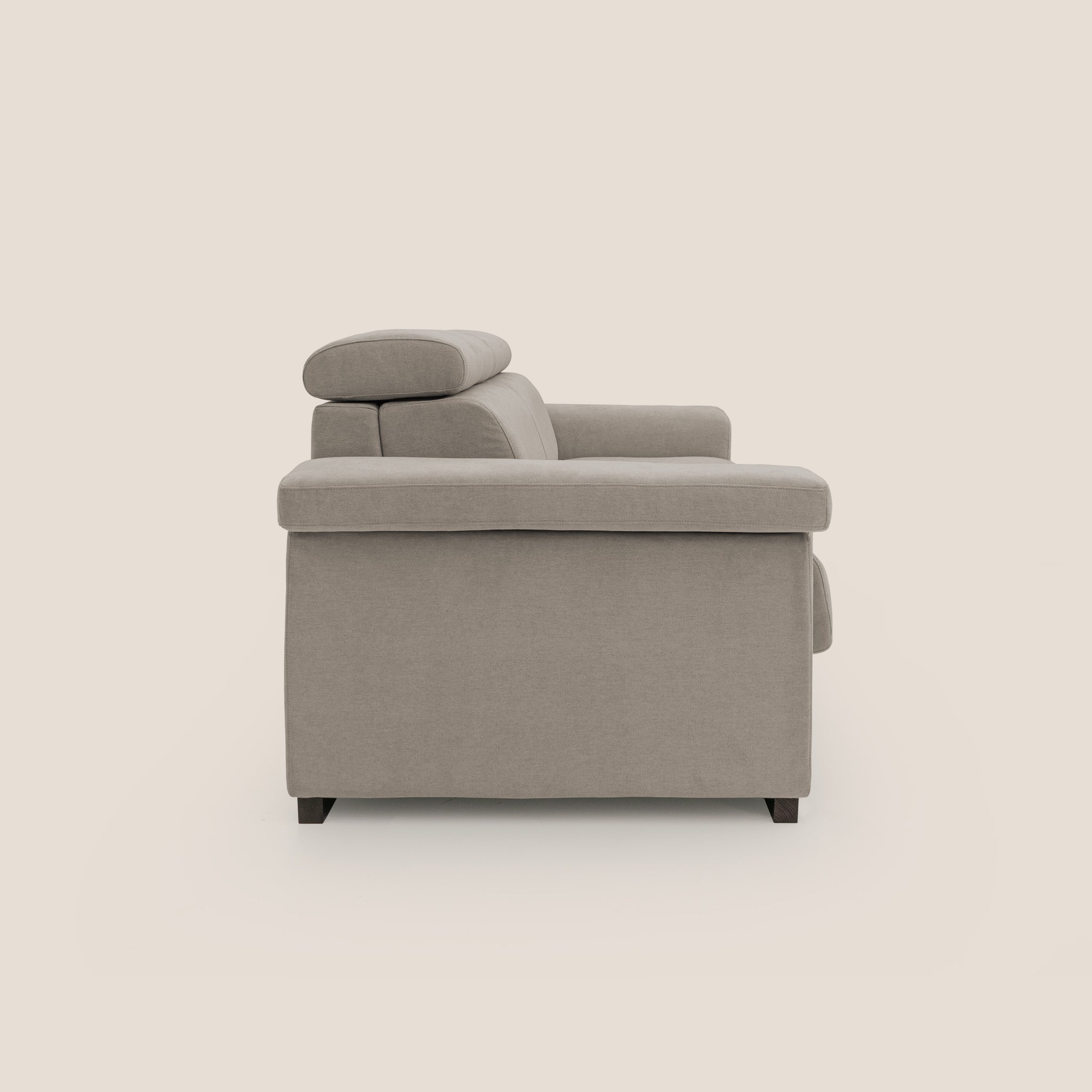 Bjorn Schlafsofa 240 cm (mat. 160x197 cm) mit H18 cm Matratze aus wasserfestem Stoff T02 BEIGE