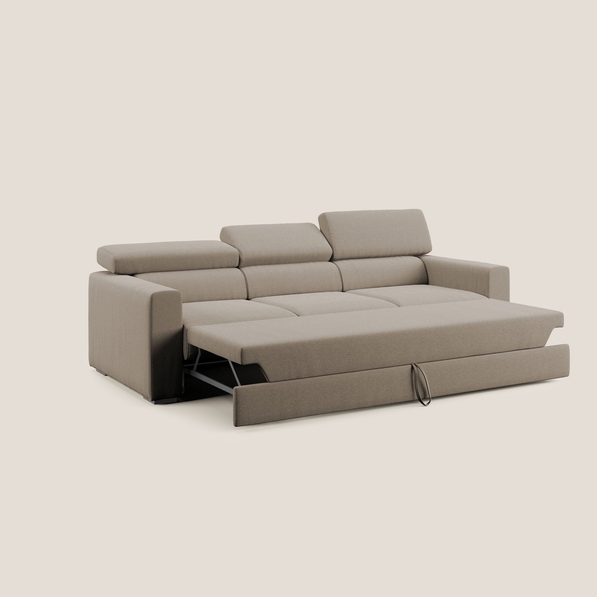 Dylan 3-Sitzer-Sofa mit Bettkastenauszug aus wasserfestem Baumwollartigem Stoff T13