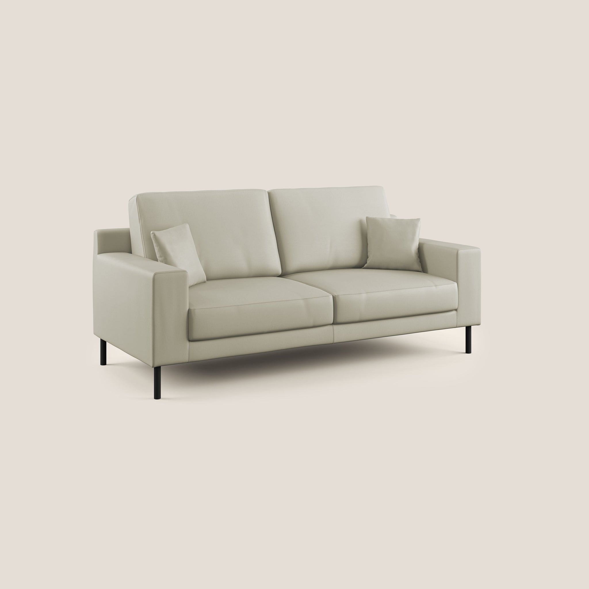 Uranio modernes Sofa aus wasserfestem Kunstleder T04