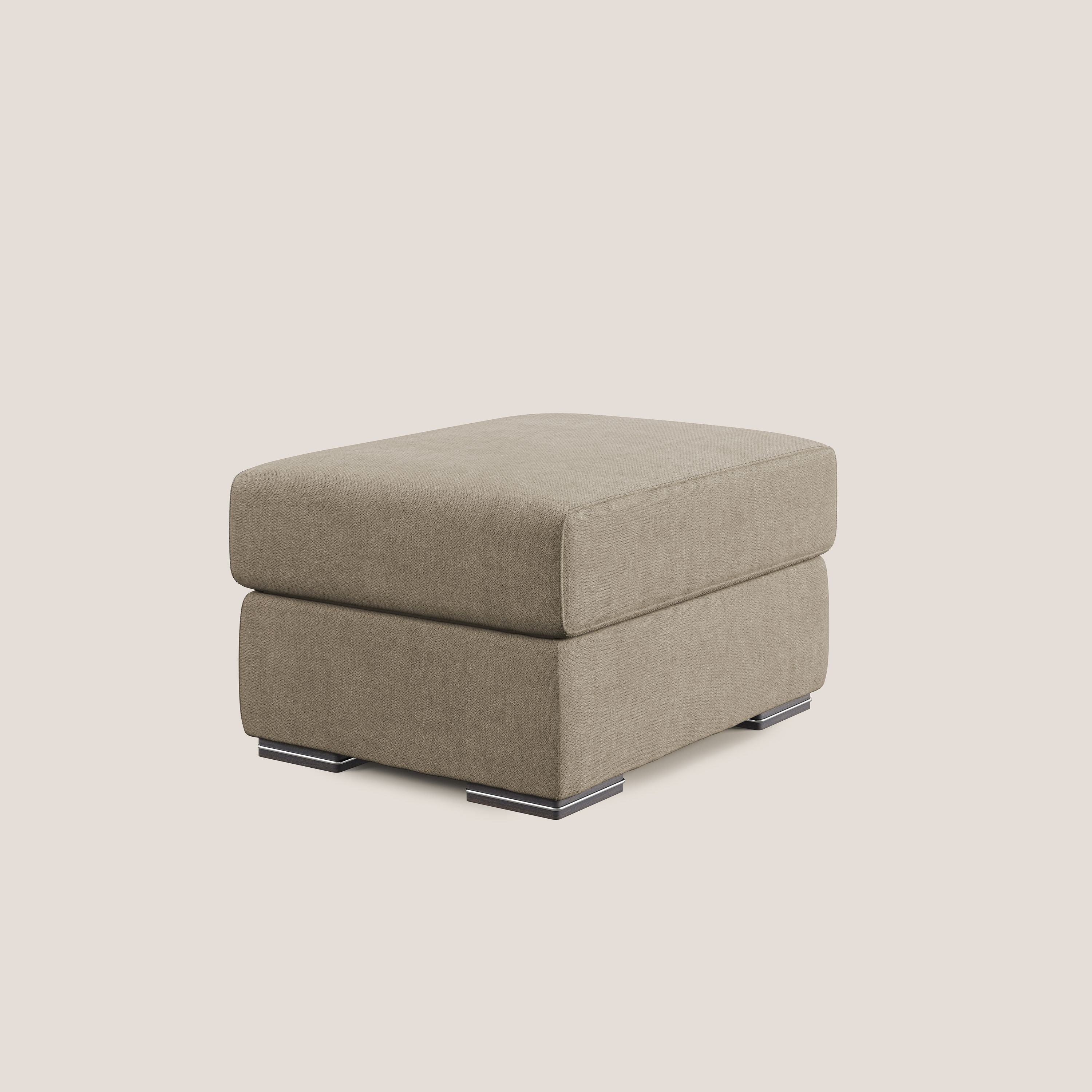 Sun pouf apribile contenitore in tessuto impermeabile T02 beige - divani.store