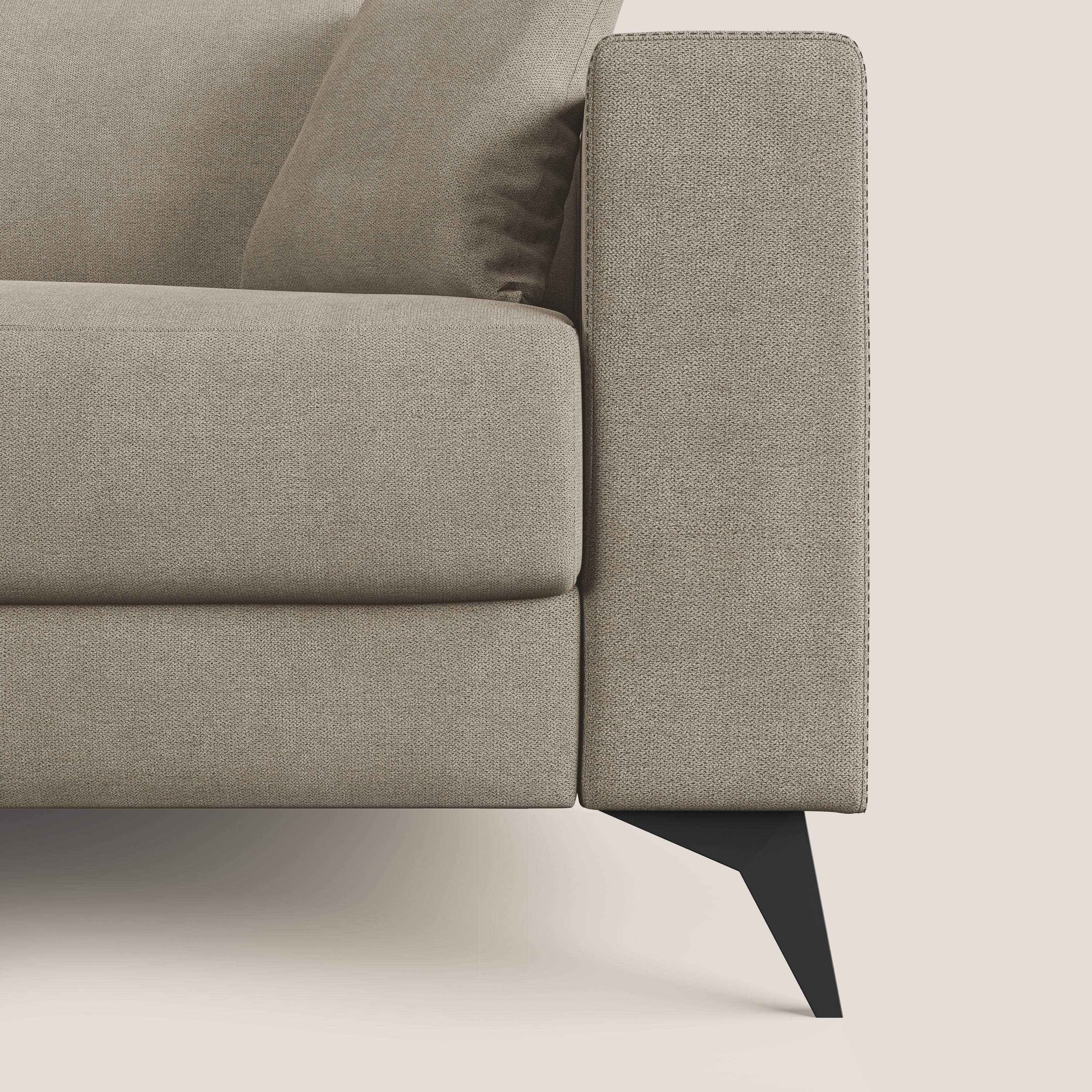 Pegaso divano letto con poggiatesta reclinabili e rivestimento T02 beige - divani.store