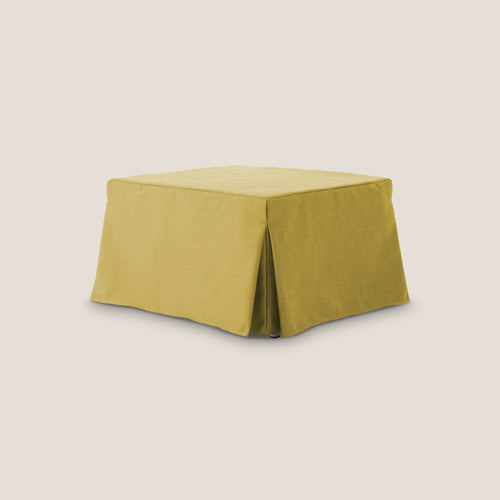 TIP-TOP Pouf LETTO in TESSUTO impermeabile T13 giallo - divani.store