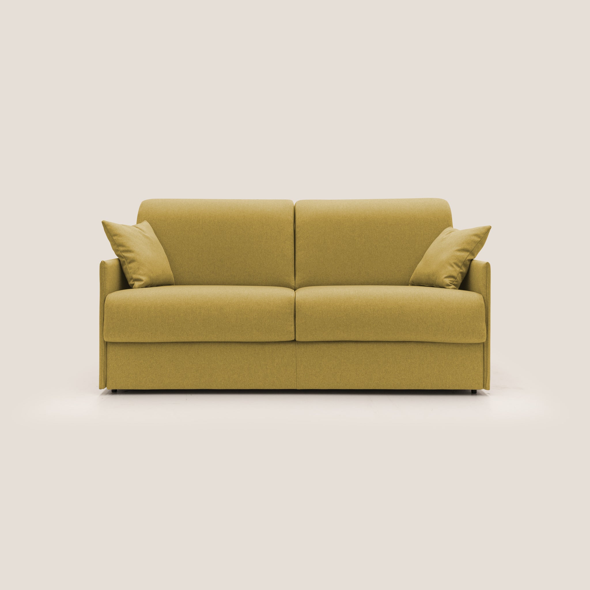 Evans Schlafsofa 189 cm (mat. 160x197 cm) aus wasserfestem Stoff T13 GELB