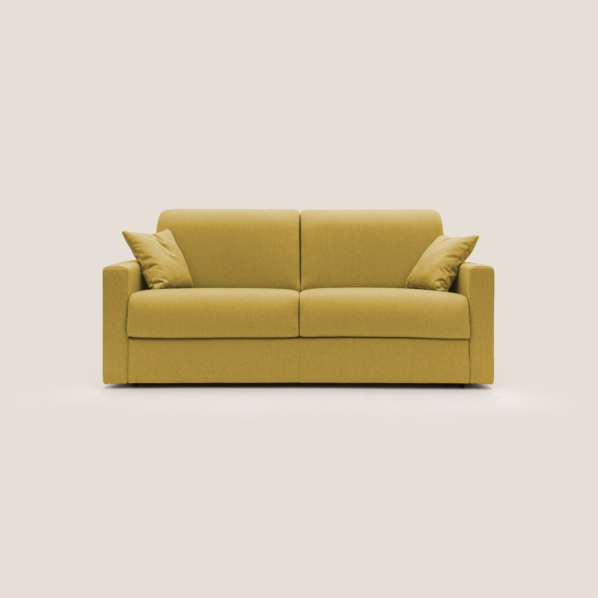 Chris Schlafsofa 186 cm (mat. 140x197 cm) aus wasserfestem Stoff T13 GELB