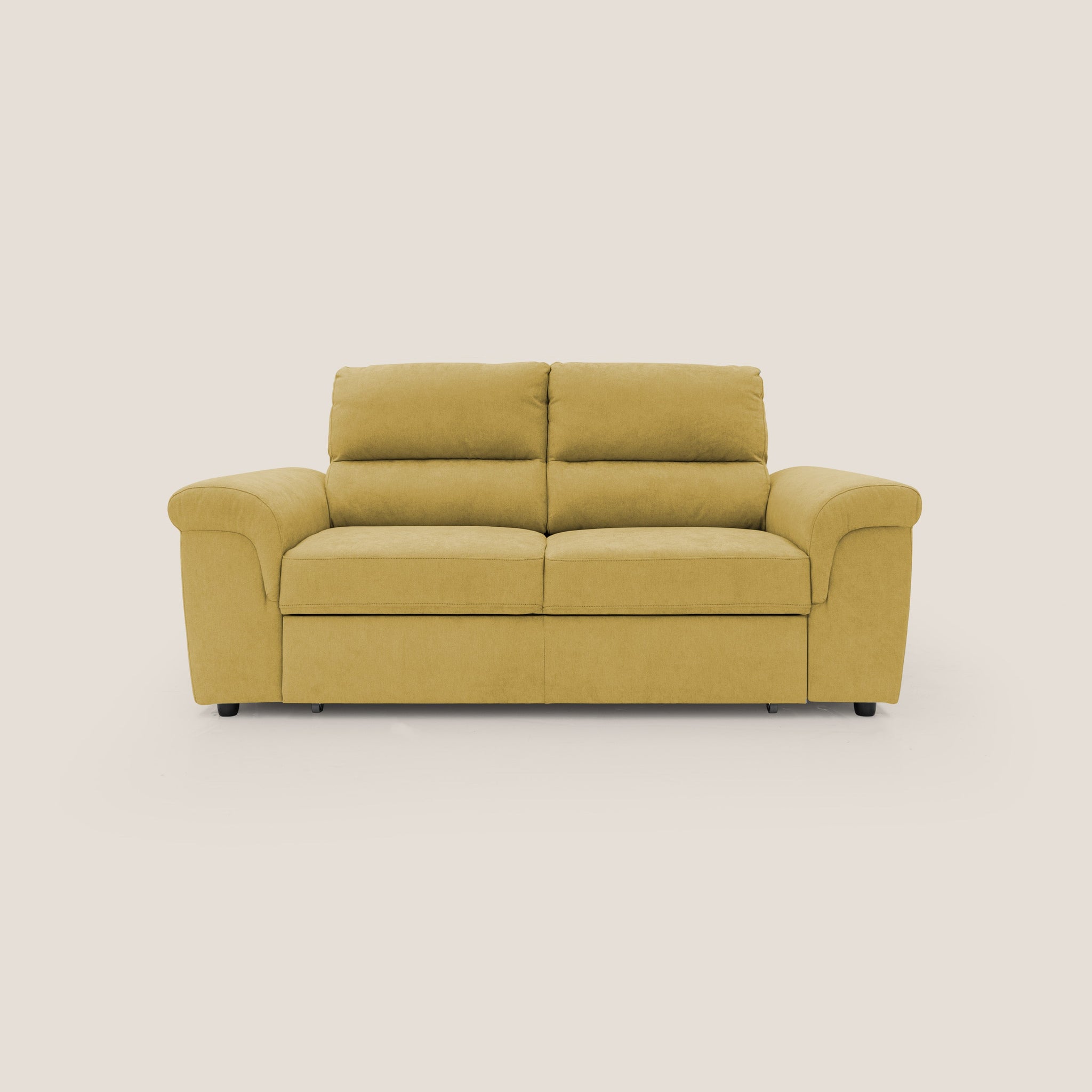 Minerva Sofa mit ausziehbarer Ottomane aus weichem wasserfestem Stoff T02