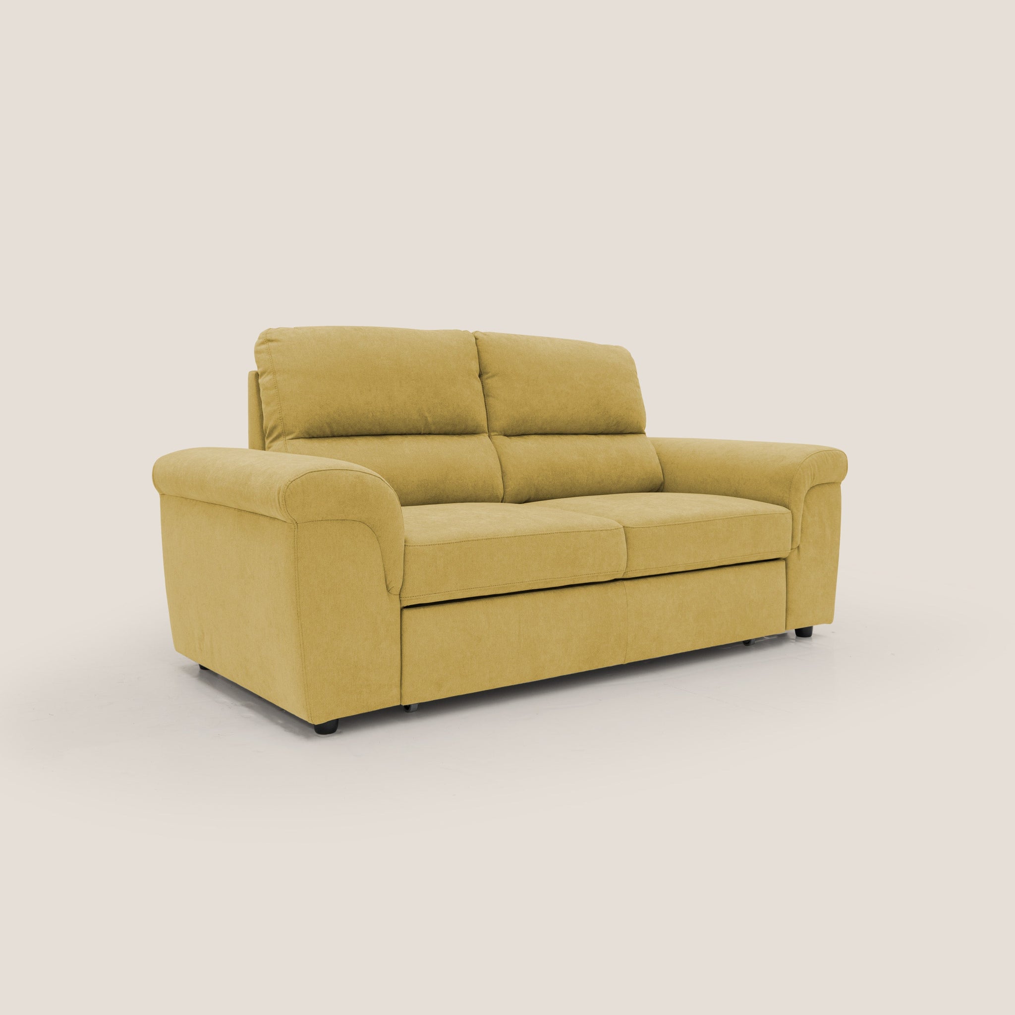 Minerva Sofa mit ausziehbarer Ottomane aus weichem wasserfestem Stoff T02