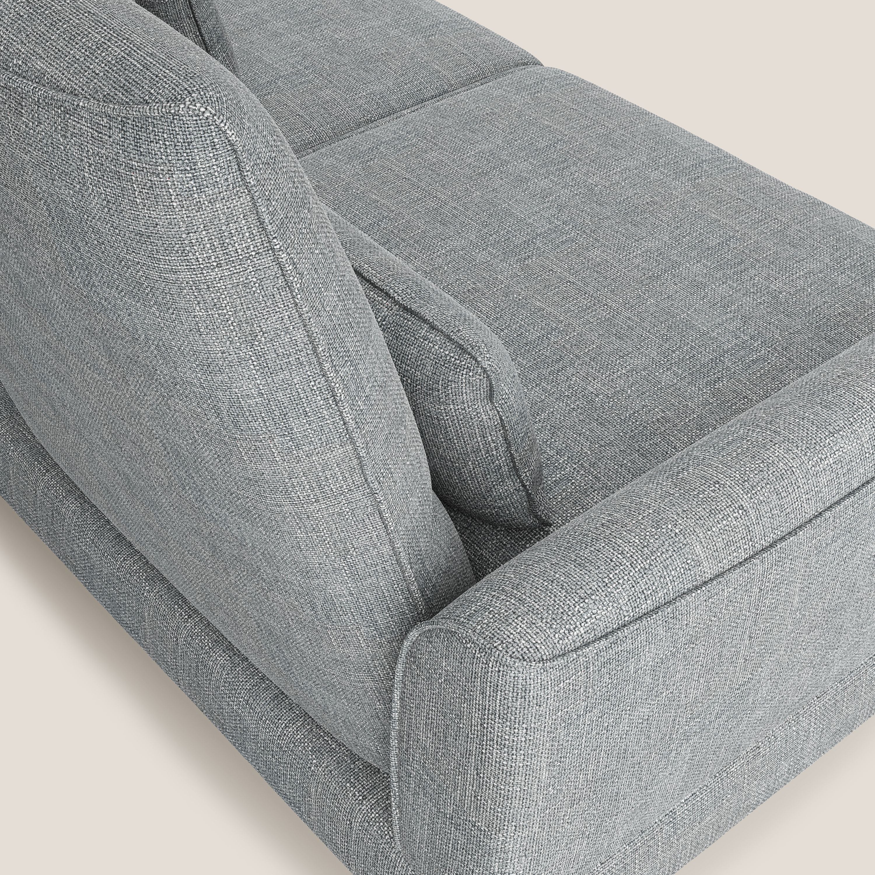 Tommy Divano relax con schienali traslanti in morbido tessuto fiammato T06 grigio - divani.store