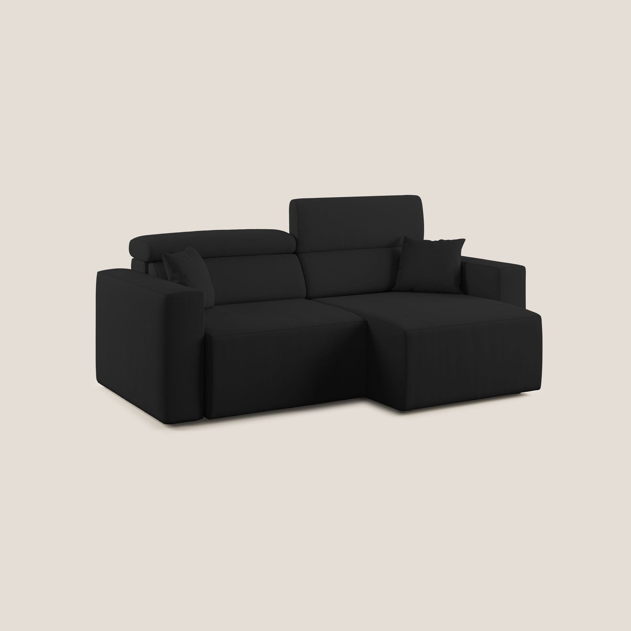 Orwell Sofa mit ausziehbarem Sitz aus abwaschbarer Mikrofaser T11