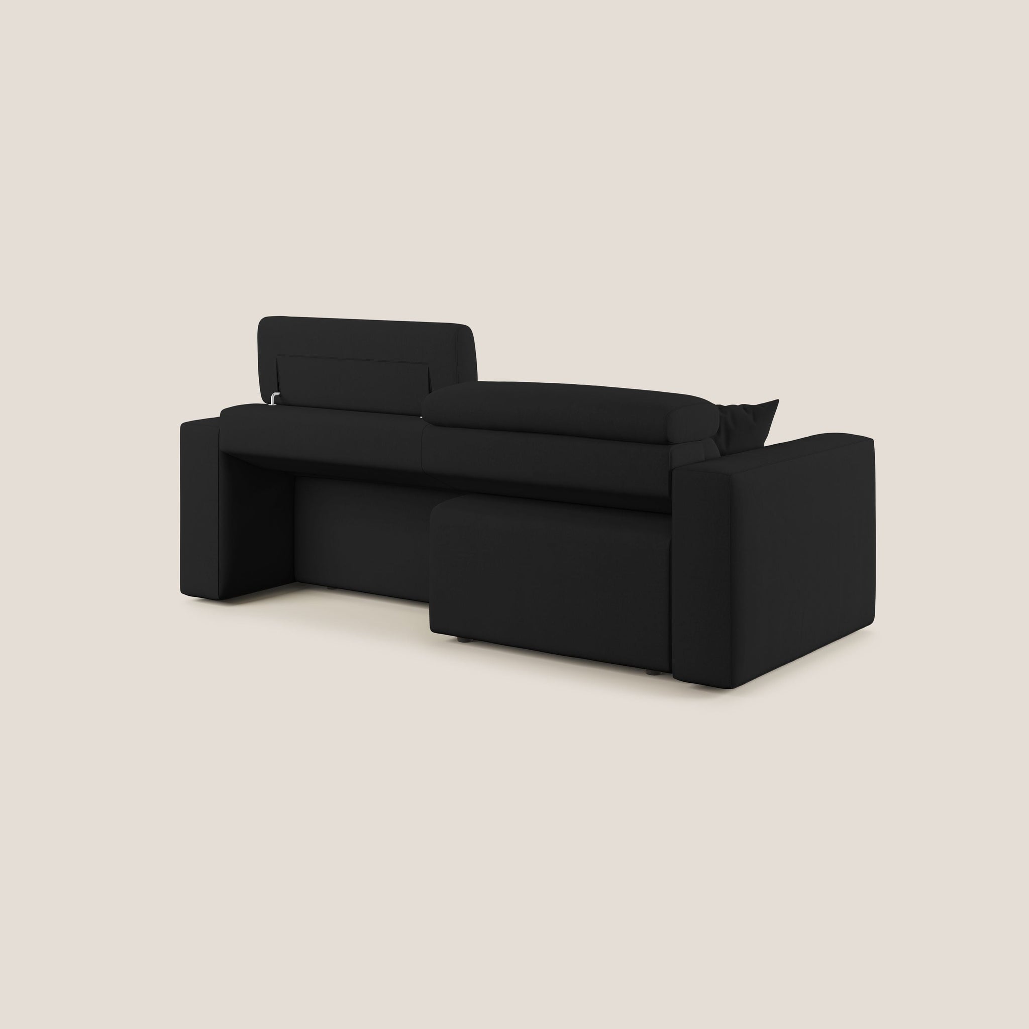 Orwell Sofa mit ausziehbarem Sitz aus abwaschbarer Mikrofaser T11