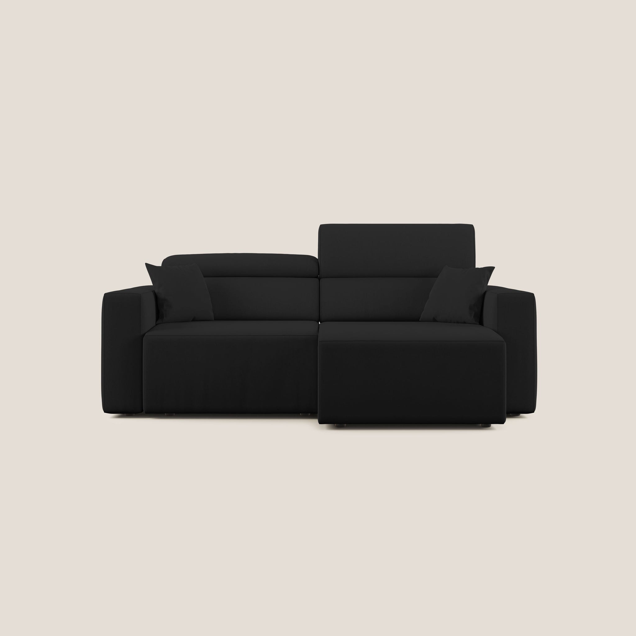 Orwell Sofa mit ausziehbarem Sitz aus abwaschbarer Mikrofaser T11