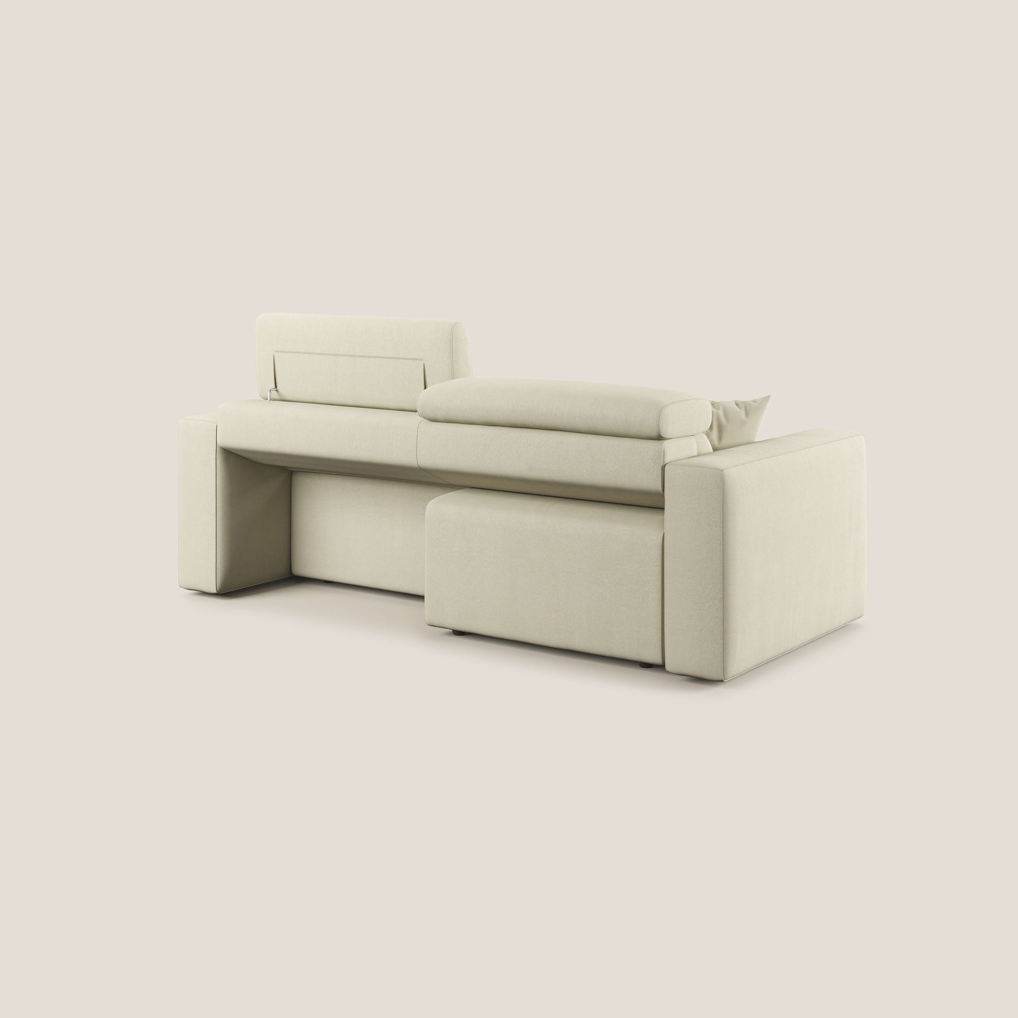 Orwell Sofa mit ausziehbarem Sitz aus abwaschbarer Mikrofaser T11