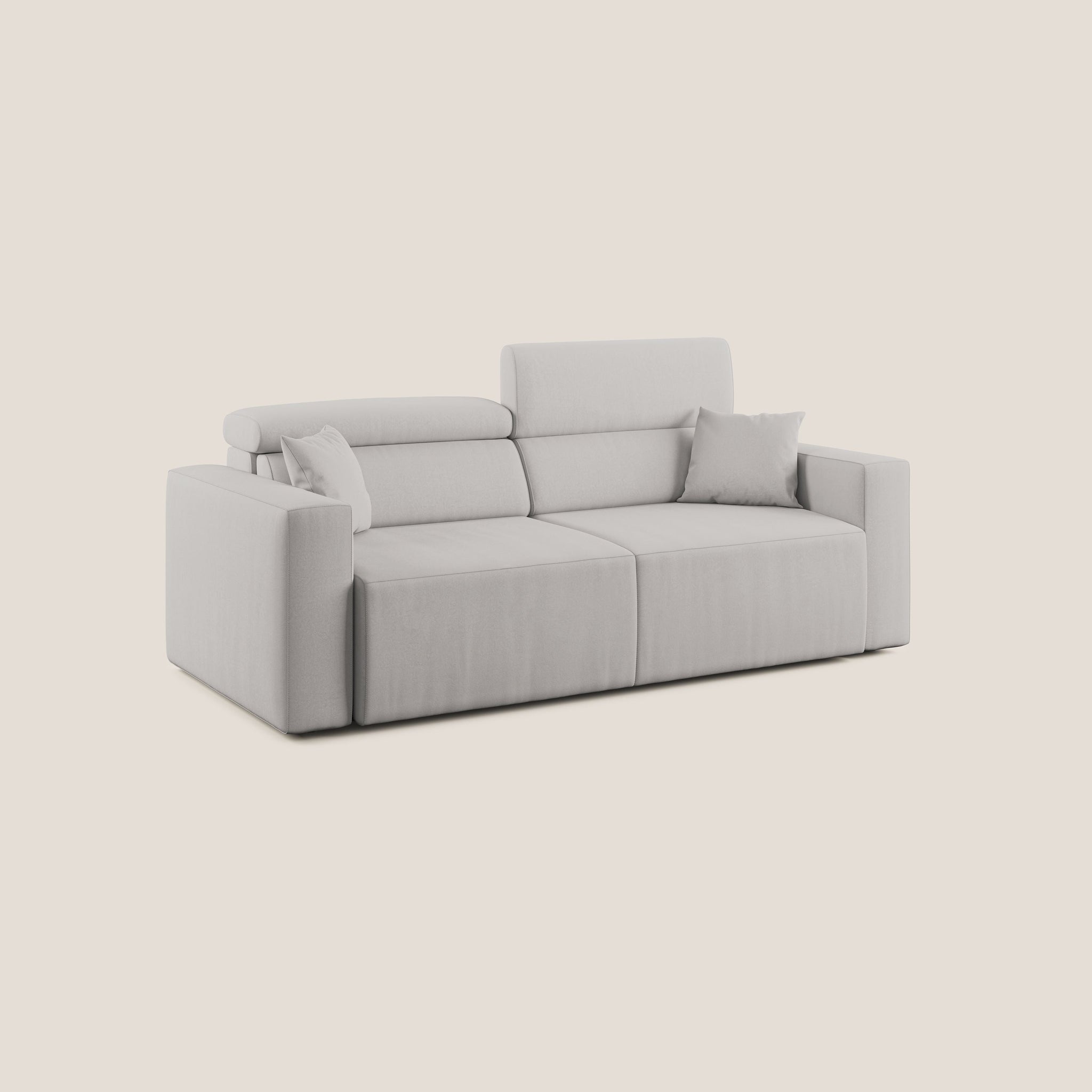 Orwell Sofa mit ausziehbarem Sitz aus abwaschbarer Mikrofaser T11