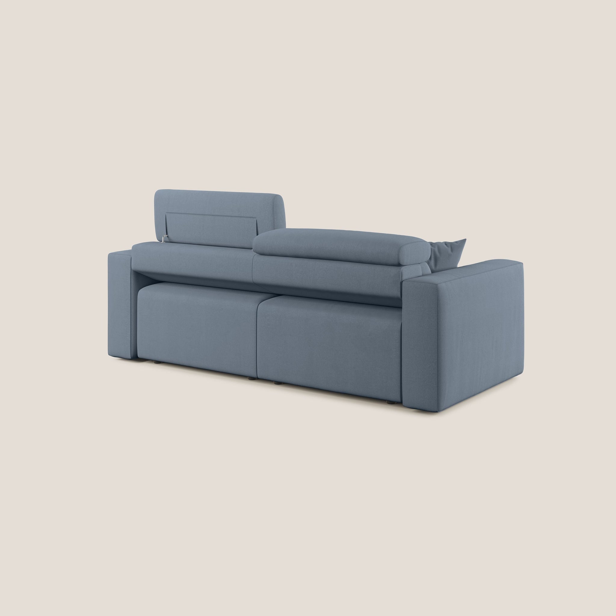 Orwell Sofa mit ausziehbarem Sitz aus abwaschbarer Mikrofaser T11