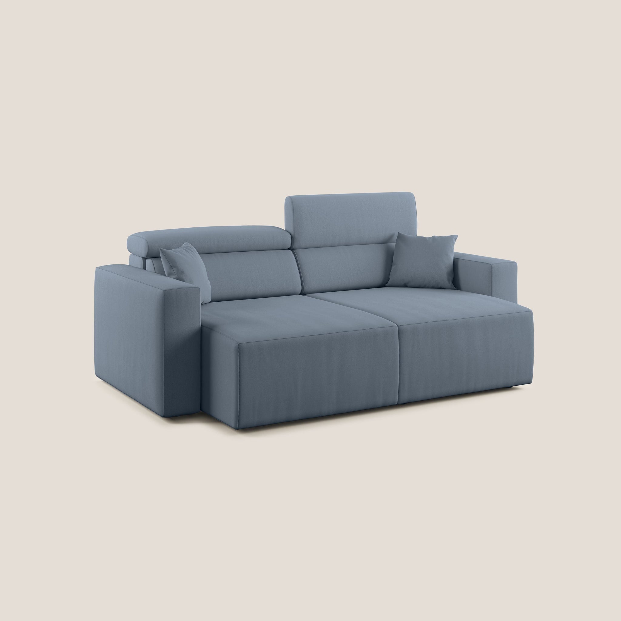 Orwell Sofa mit ausziehbarem Sitz aus abwaschbarer Mikrofaser T11