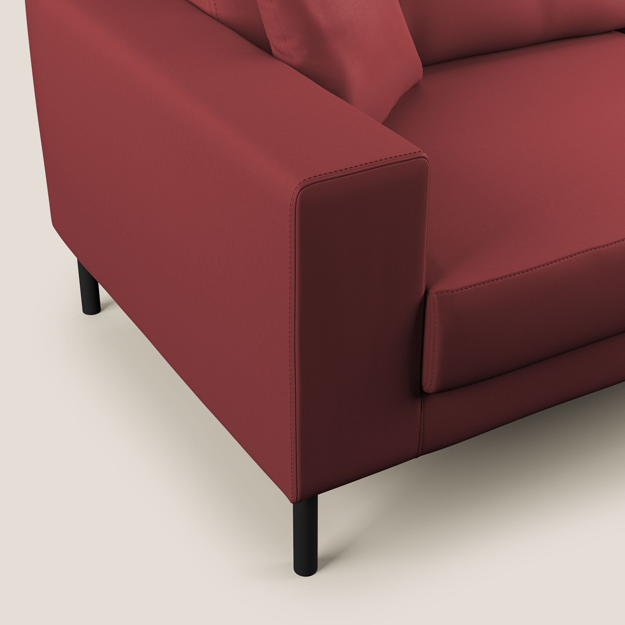 Uranio modernes Sofa aus wasserfestem Kunstleder T04