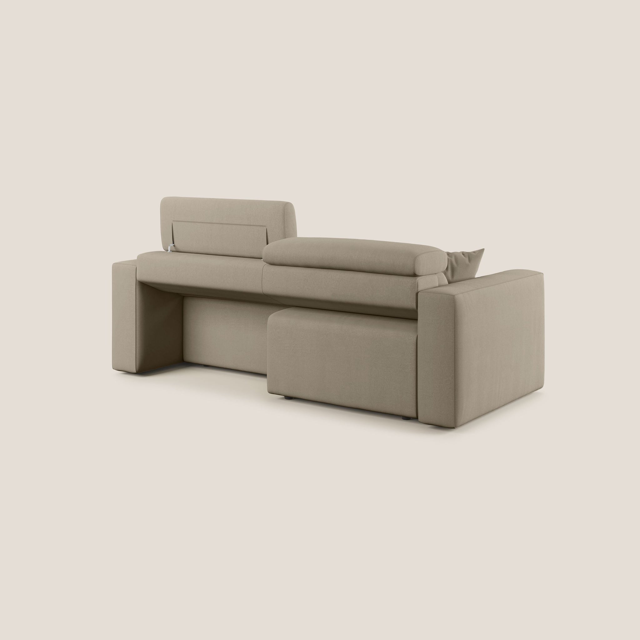 Orwell Sofa mit ausziehbarem Sitz aus abwaschbarer Mikrofaser T11