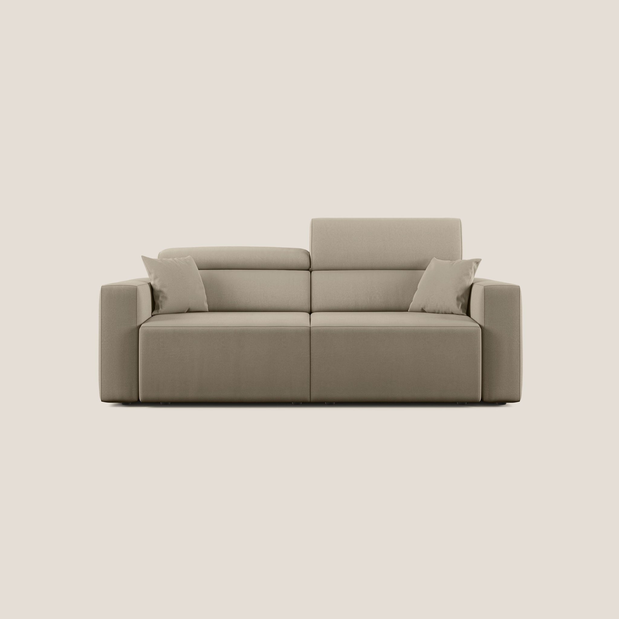 Orwell Sofa mit ausziehbarem Sitz aus abwaschbarer Mikrofaser T11