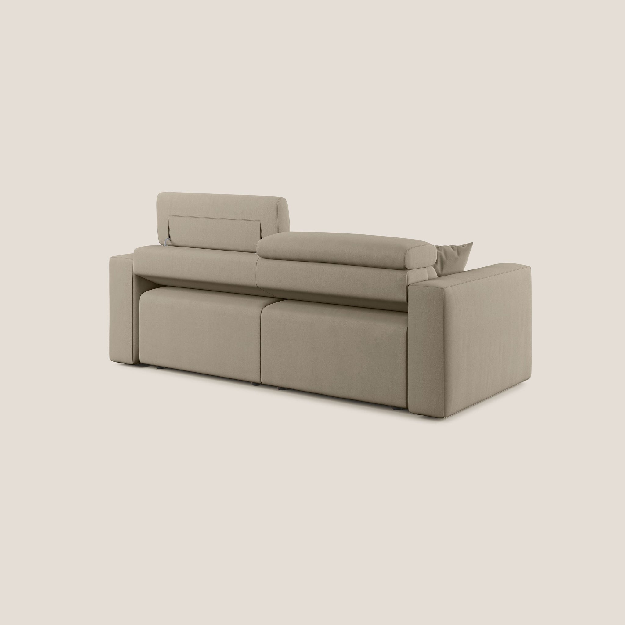 Orwell Sofa mit ausziehbarem Sitz aus abwaschbarer Mikrofaser T11