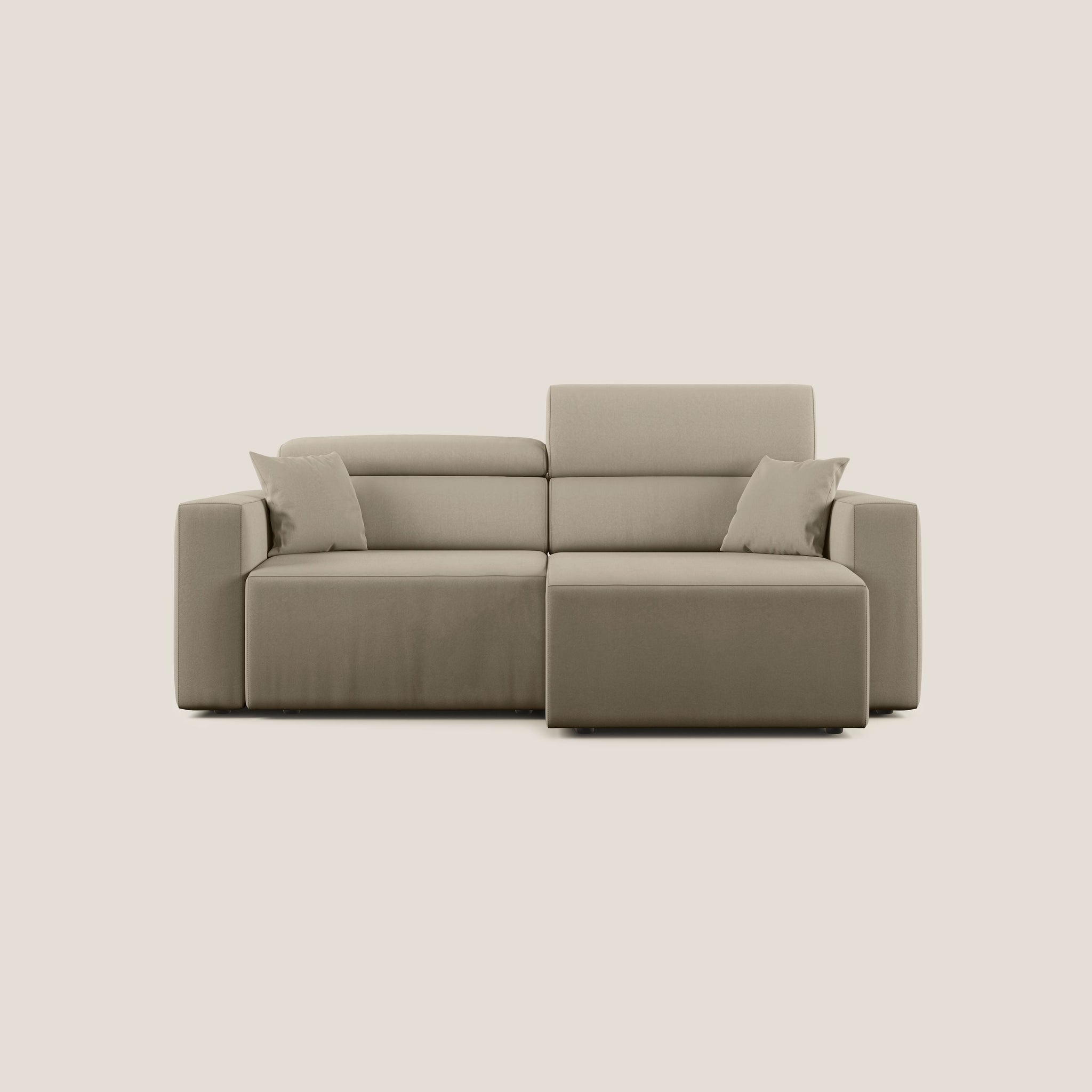 Orwell Sofa mit ausziehbarem Sitz aus abwaschbarer Mikrofaser T11