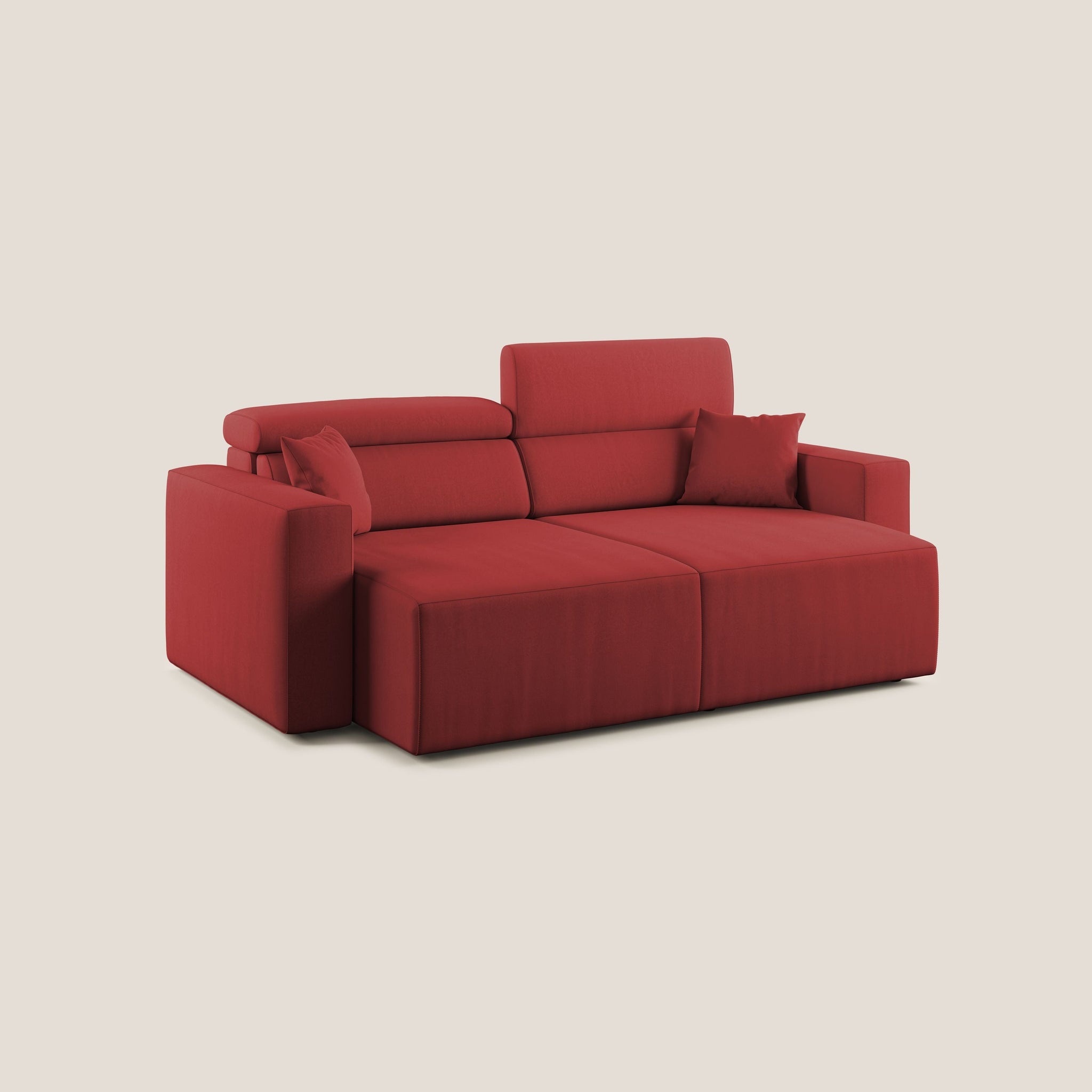 Orwell Sofa mit ausziehbarem Sitz aus abwaschbarer Mikrofaser T11