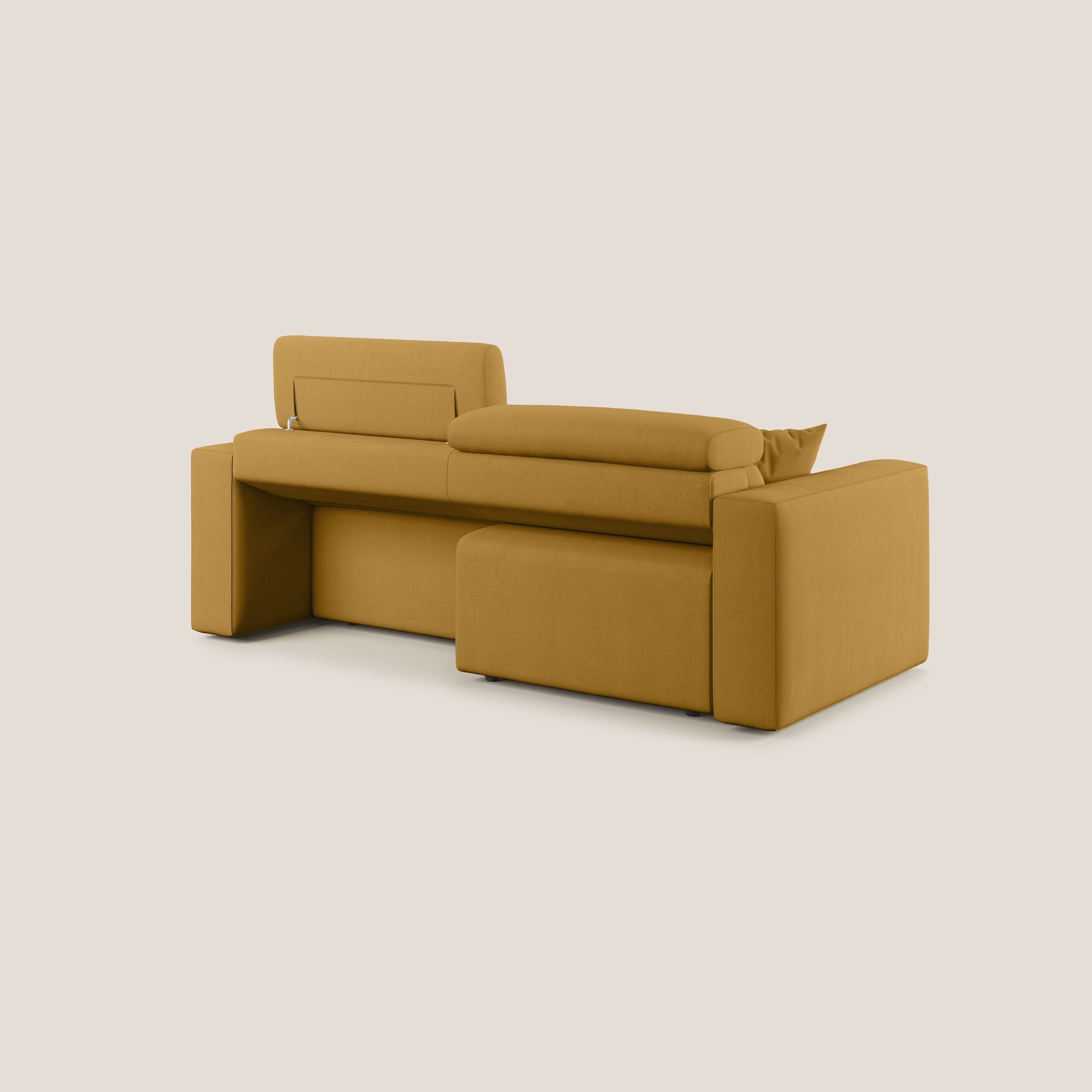 Orwell Sofa mit ausziehbarem Sitz aus abwaschbarer Mikrofaser T11