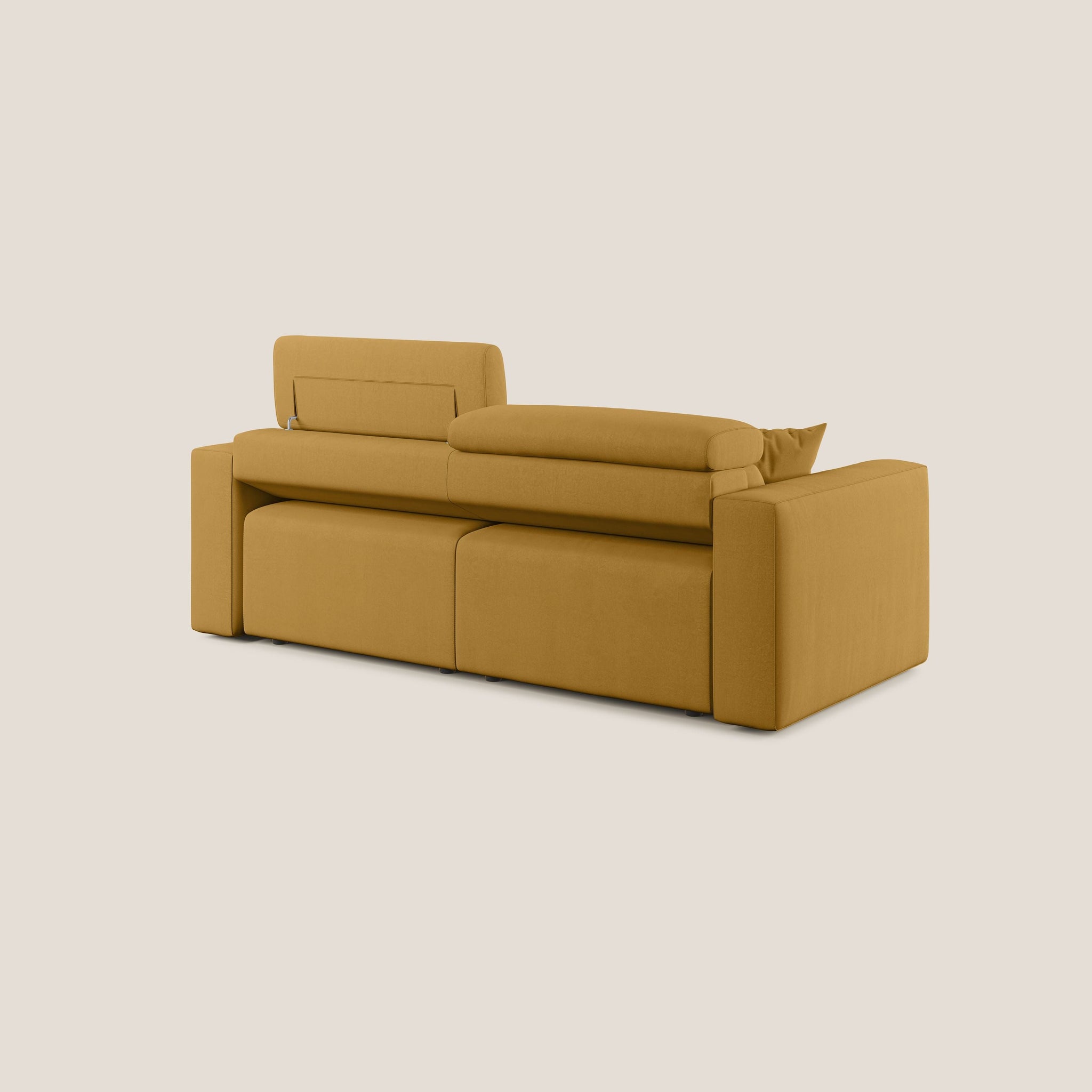 Orwell Sofa mit ausziehbarem Sitz aus abwaschbarer Mikrofaser T11