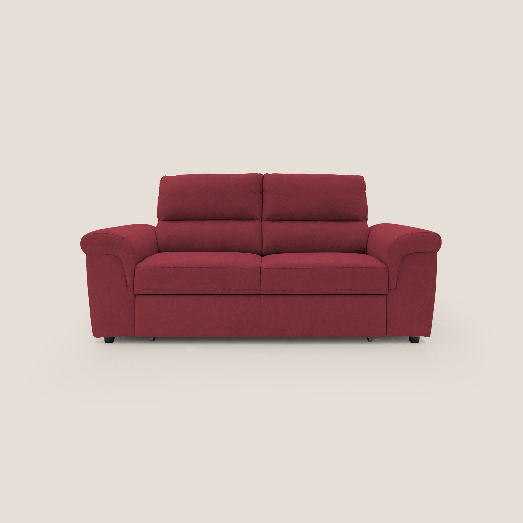 Minerva Sofa mit ausziehbarer Ottomane aus weichem wasserfestem Stoff T02