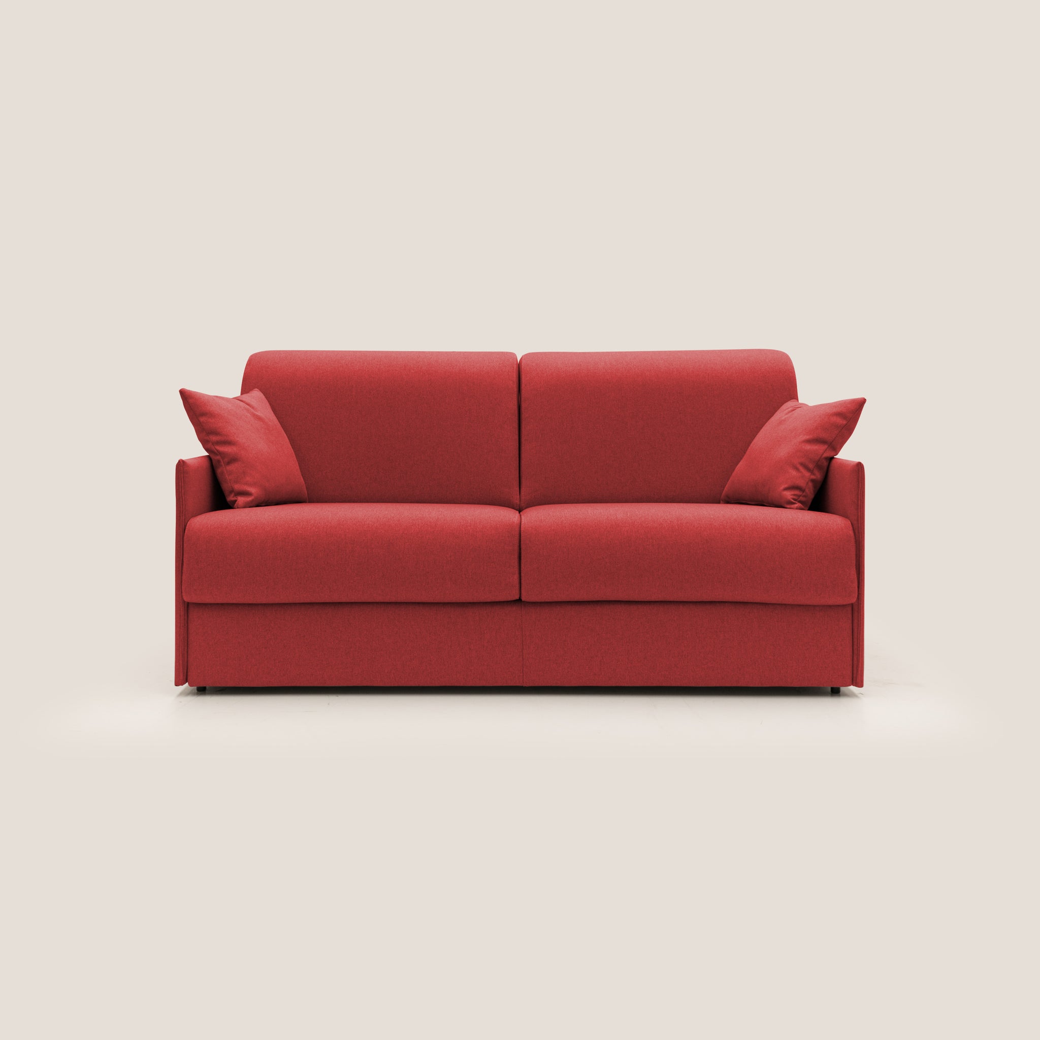 Evans Schlafsofa 149 cm (mat. 120x197) aus wasserfestem Stoff T13 ROT