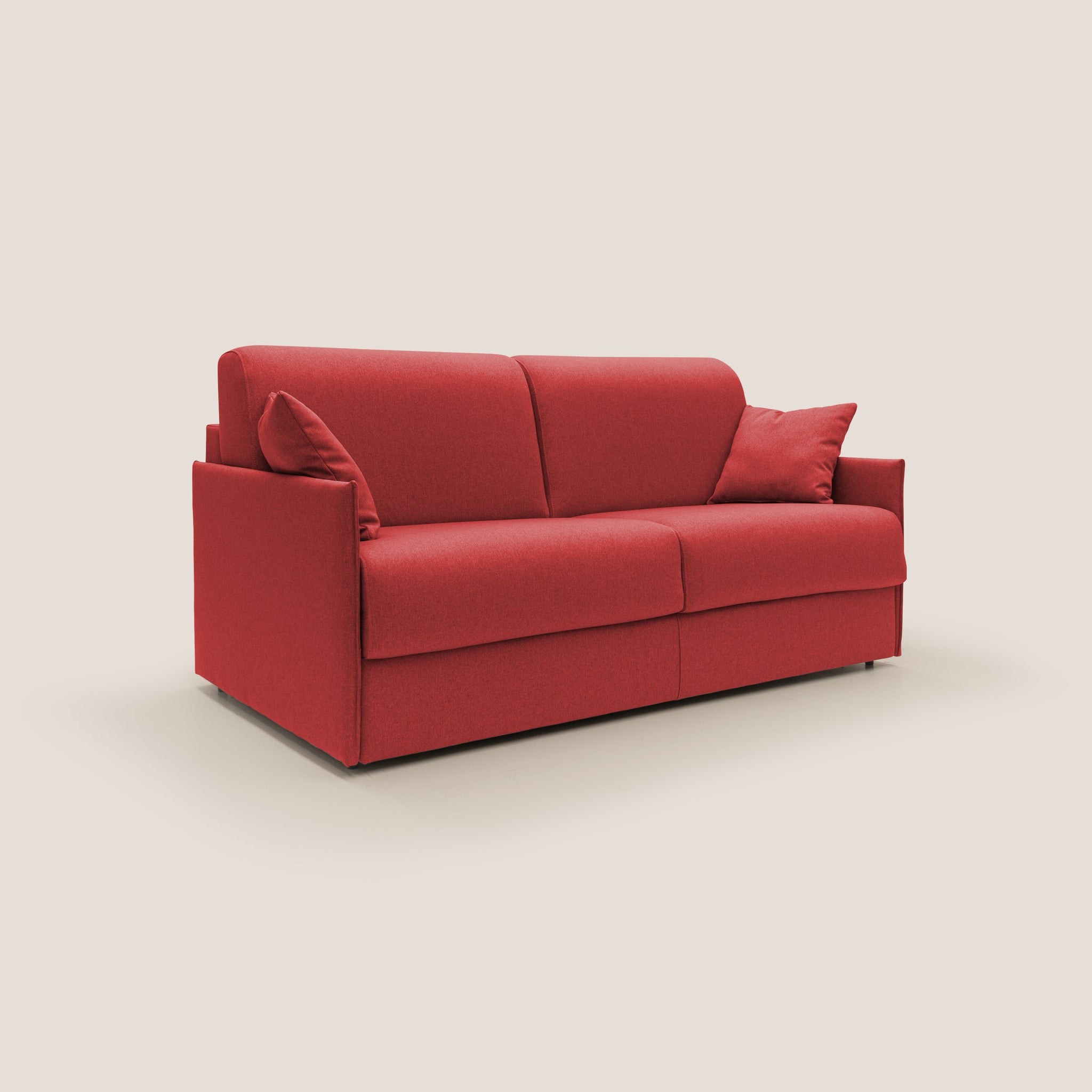 Evans Schlafsofa 189 cm (mat. 160x197 cm) aus wasserfestem Stoff T13 ROT