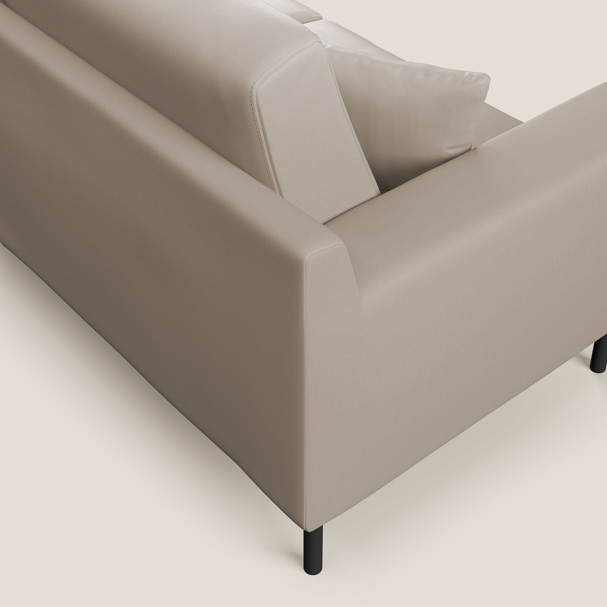 Uranio modernes Sofa aus wasserfestem Kunstleder T04