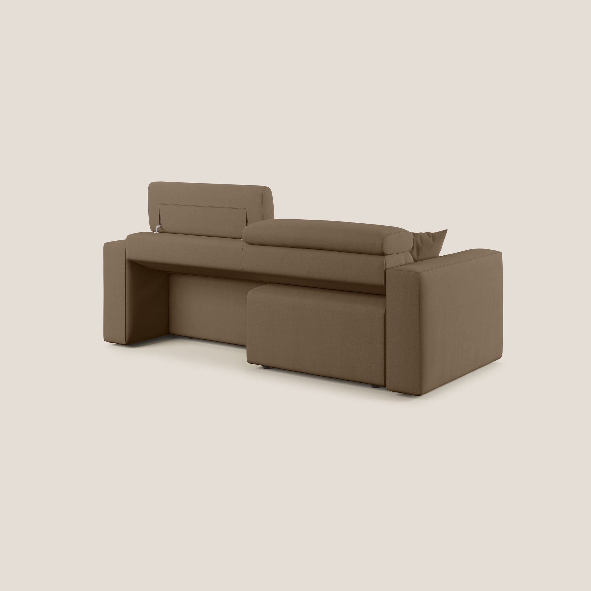 Orwell Sofa mit ausziehbarem Sitz aus abwaschbarer Mikrofaser T11