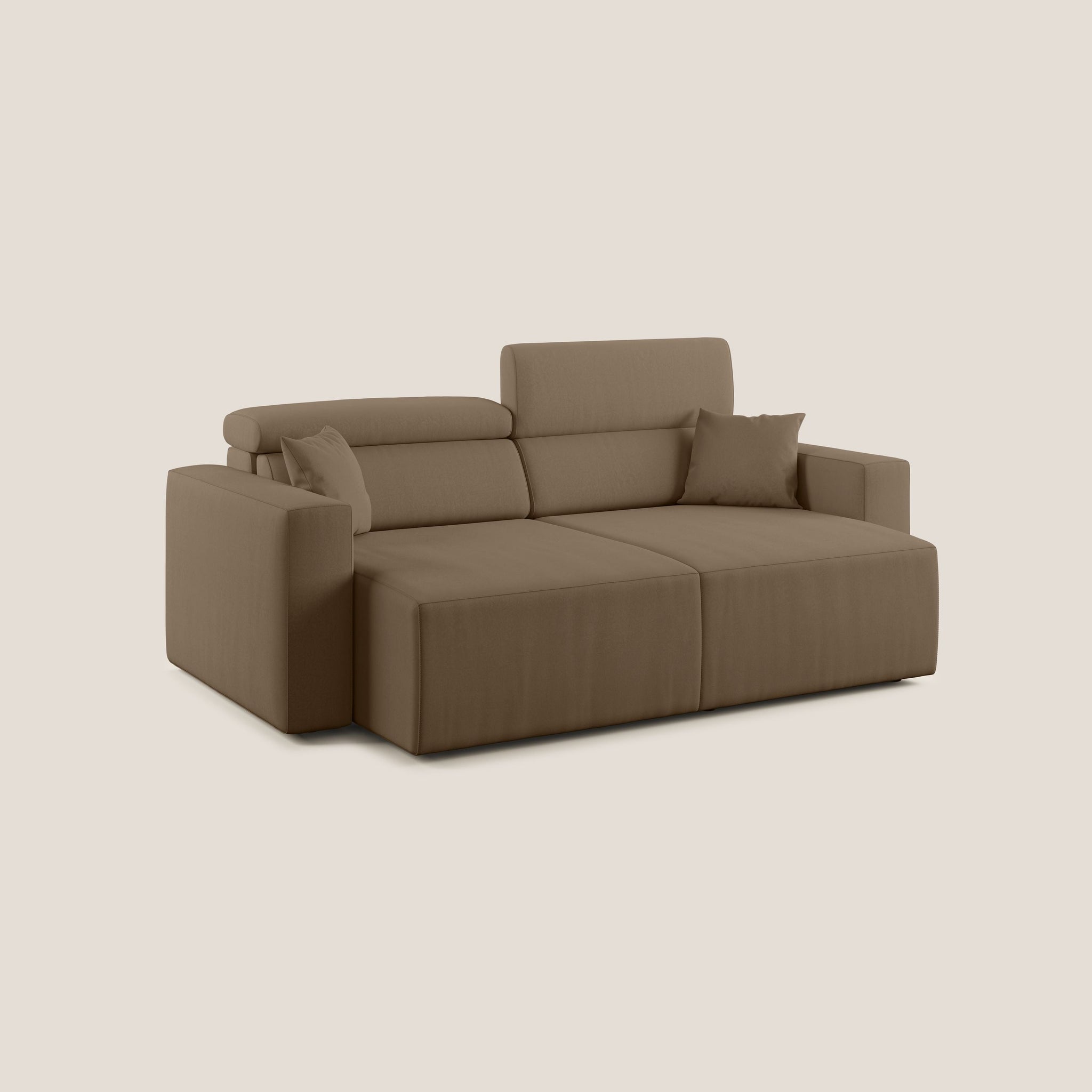 Orwell Sofa mit ausziehbarem Sitz aus abwaschbarer Mikrofaser T11