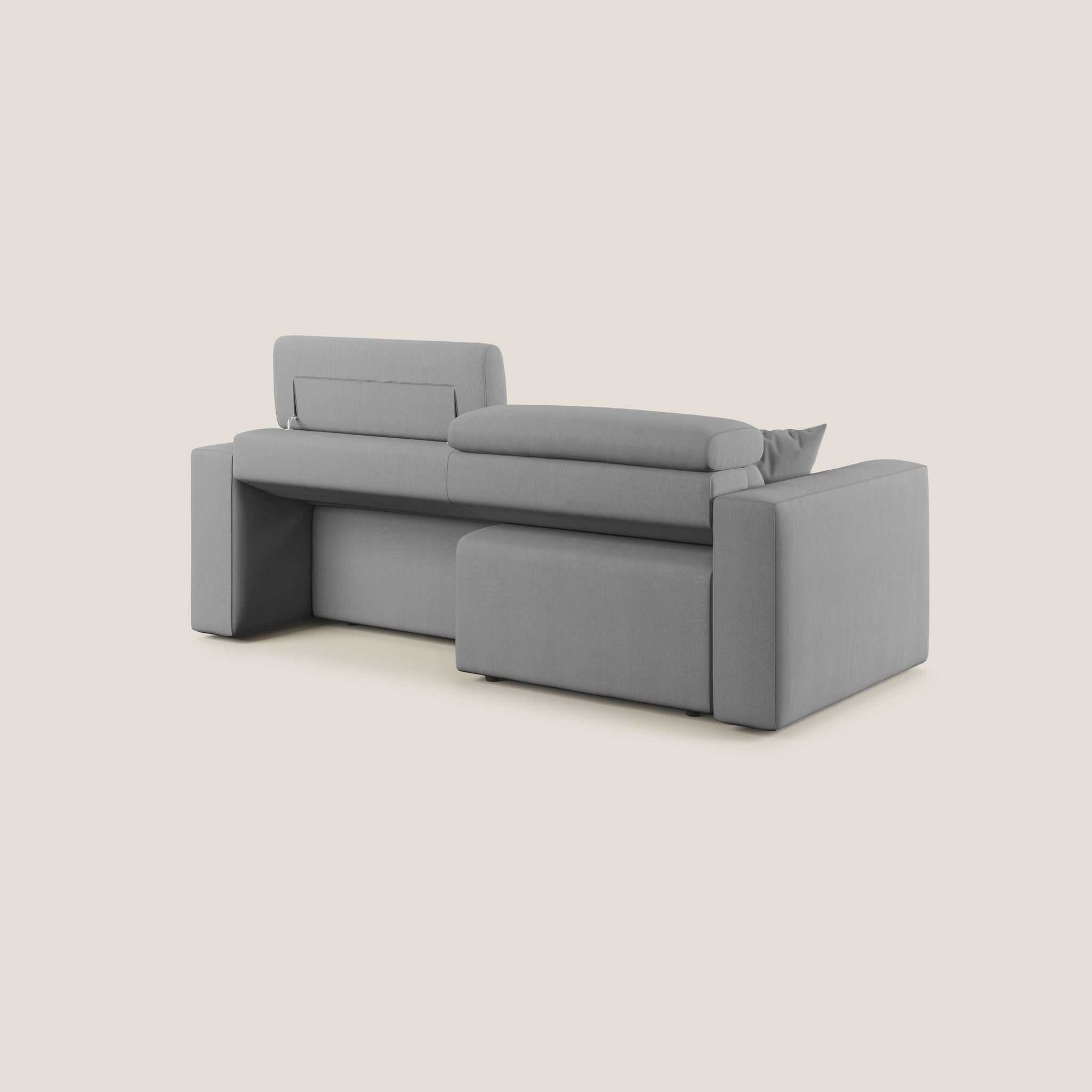 Orwell Sofa mit ausziehbarem Sitz aus abwaschbarer Mikrofaser T11