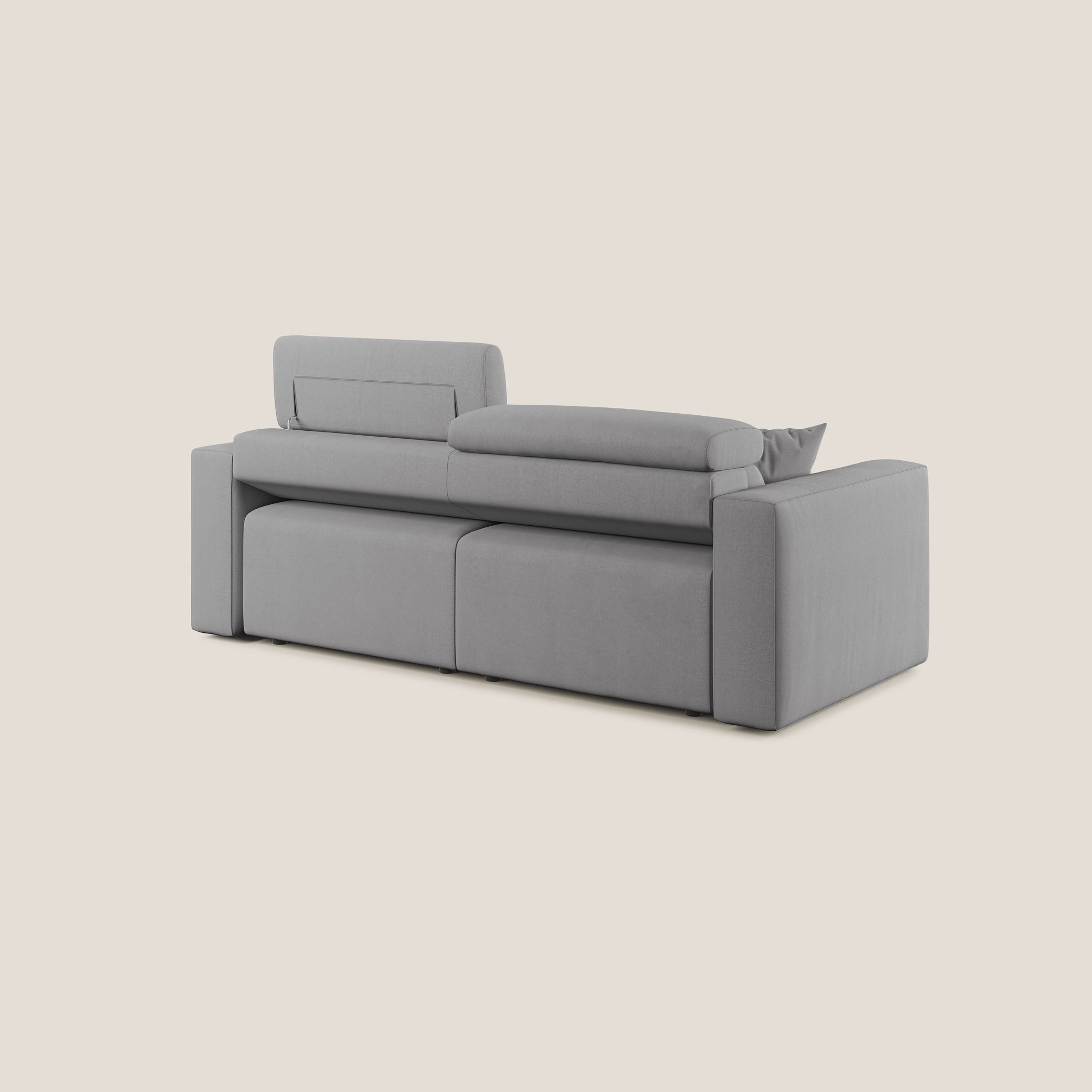 Orwell Sofa mit ausziehbarem Sitz aus abwaschbarer Mikrofaser T11