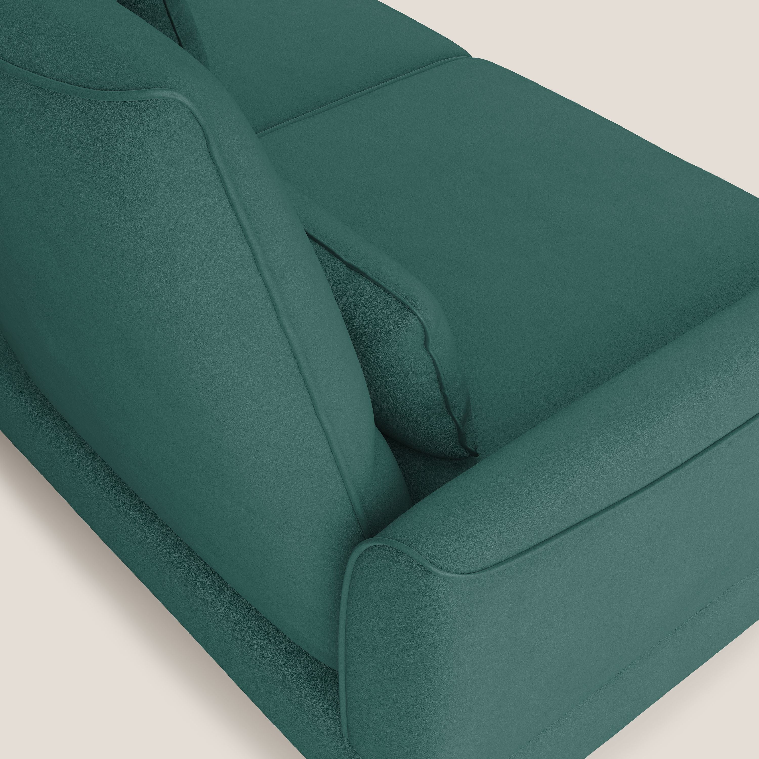 Tommy Divano relax con schienali traslanti in microfibra smacchiabile T11 petrolio - divani.store