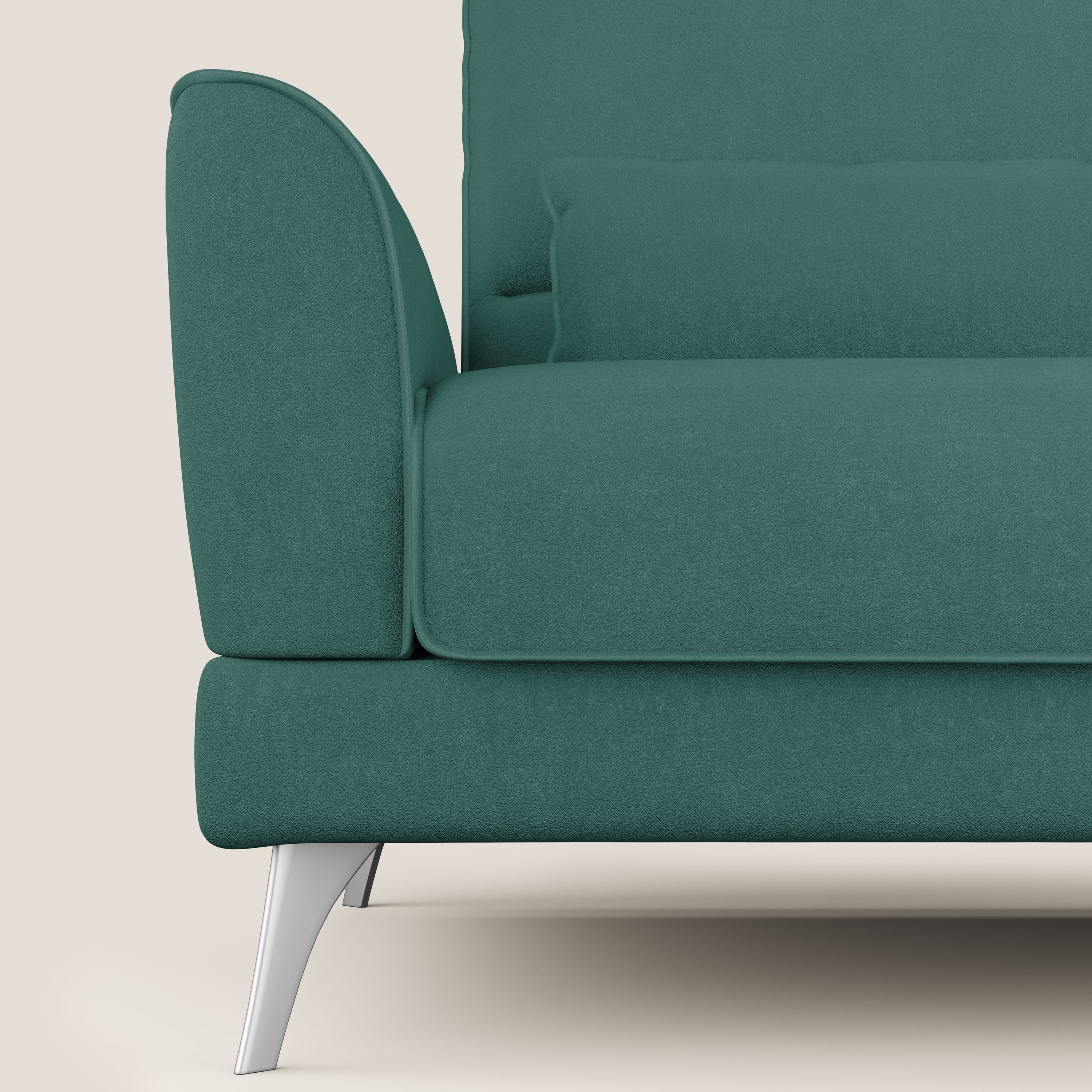 Tommy Divano relax con schienali traslanti in microfibra smacchiabile T11 petrolio - divani.store