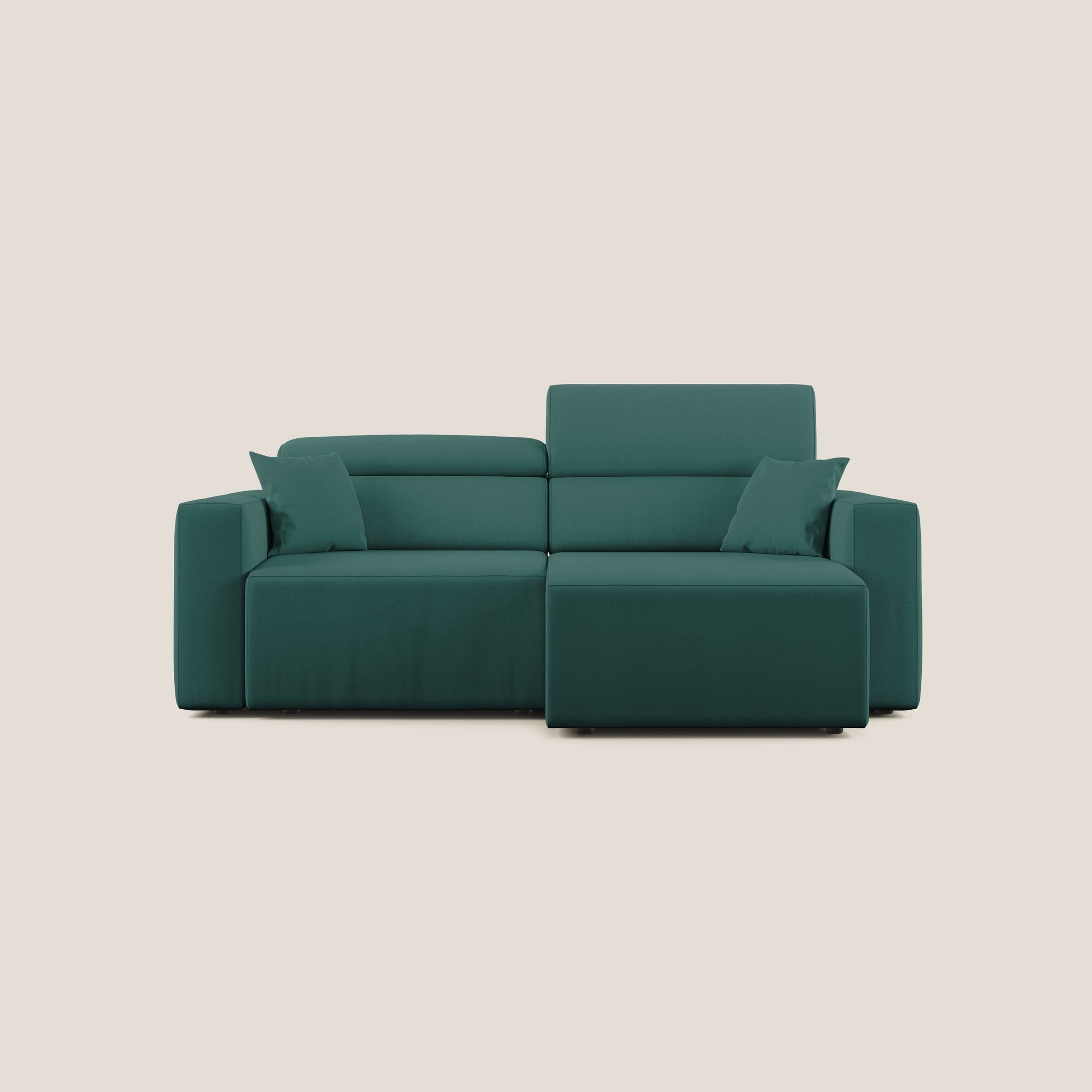 Orwell Sofa mit ausziehbarem Sitz aus abwaschbarer Mikrofaser T11