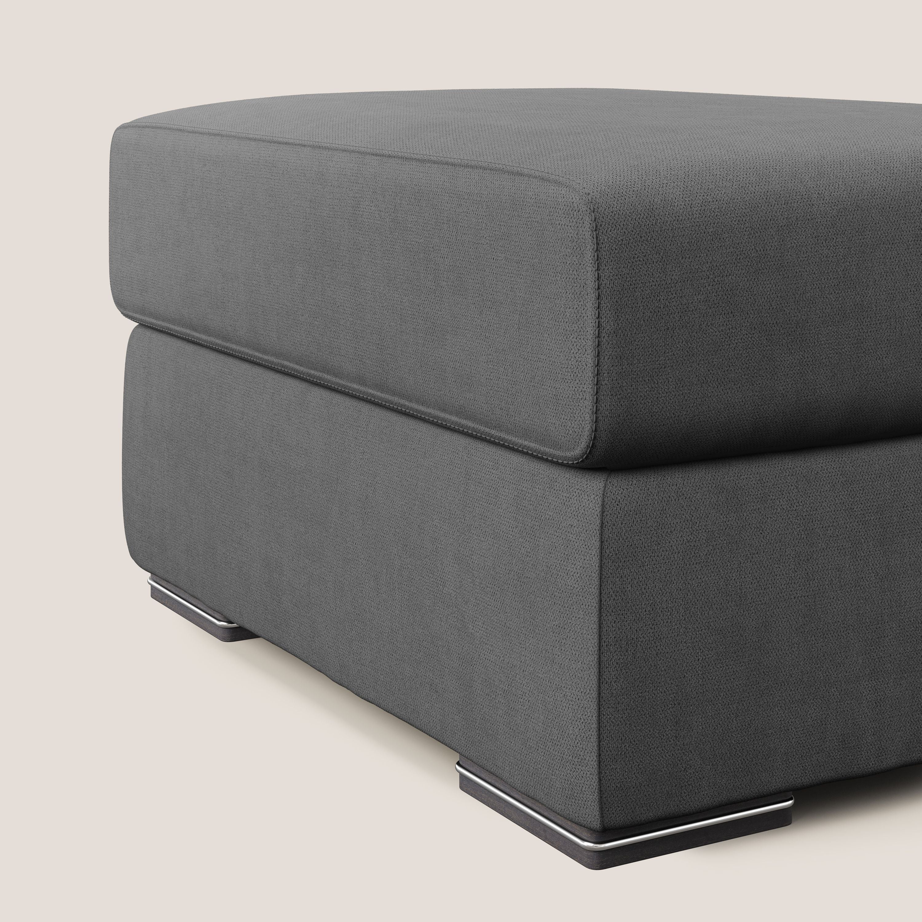 Sun pouf apribile contenitore in tessuto impermeabile T02 grigio - divani.store